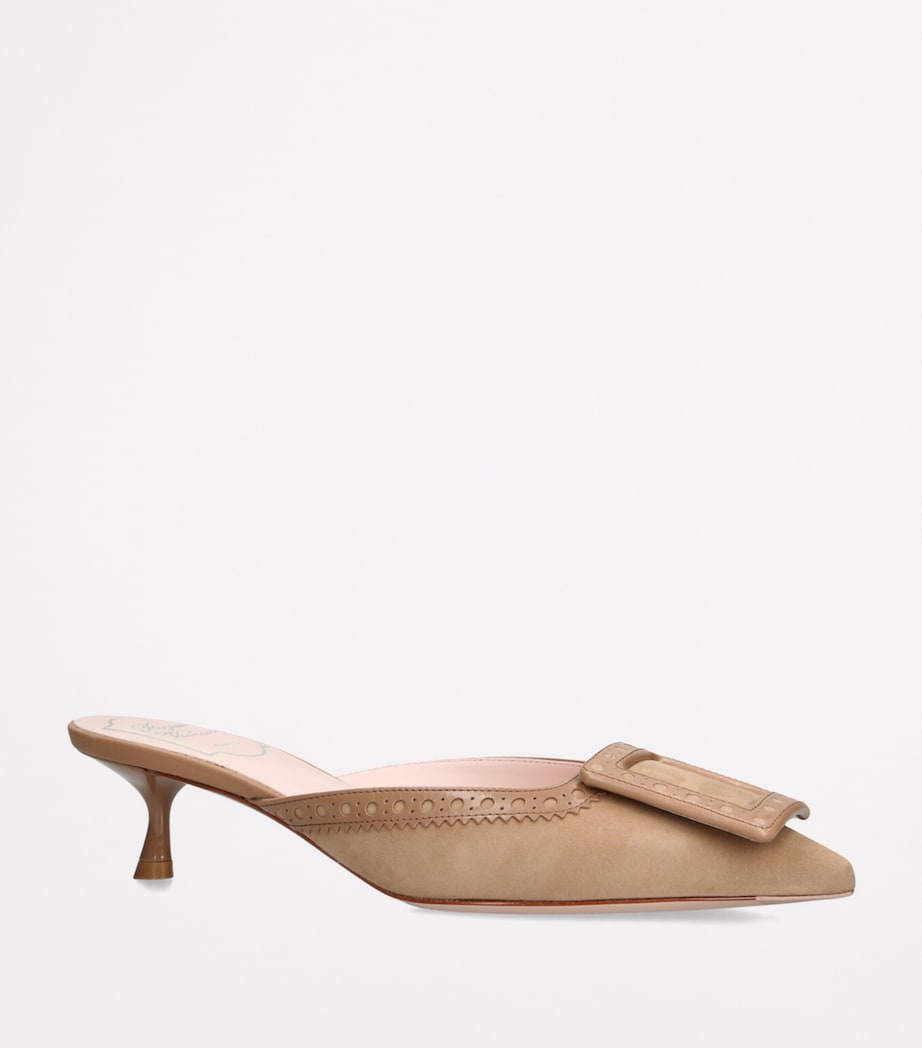 Leather Viv In The City Mules 45 TAN Image 3