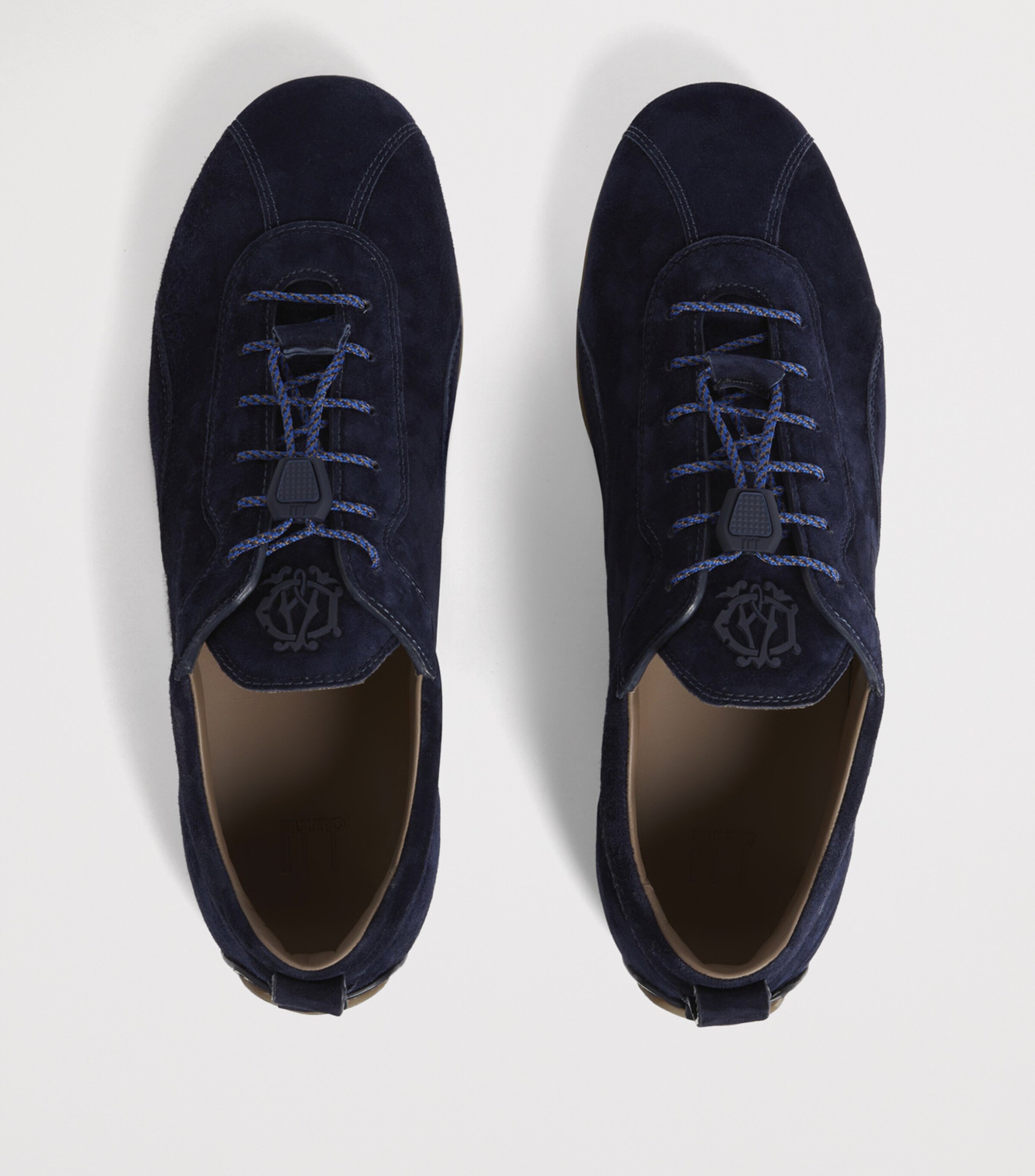 Dunhill Suede Automotive Davies Sneakers Blue Image 5
