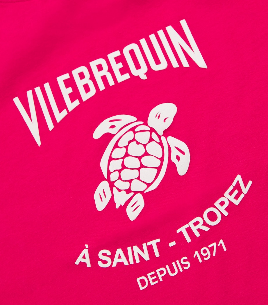 Organic Cotton Turtle T-Shirt (2-12 Years) 207 GROSEILLE Image 3