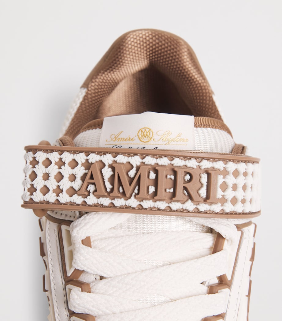 AMIRI Leather MA Skyline Sneakers Tobacco Image 7
