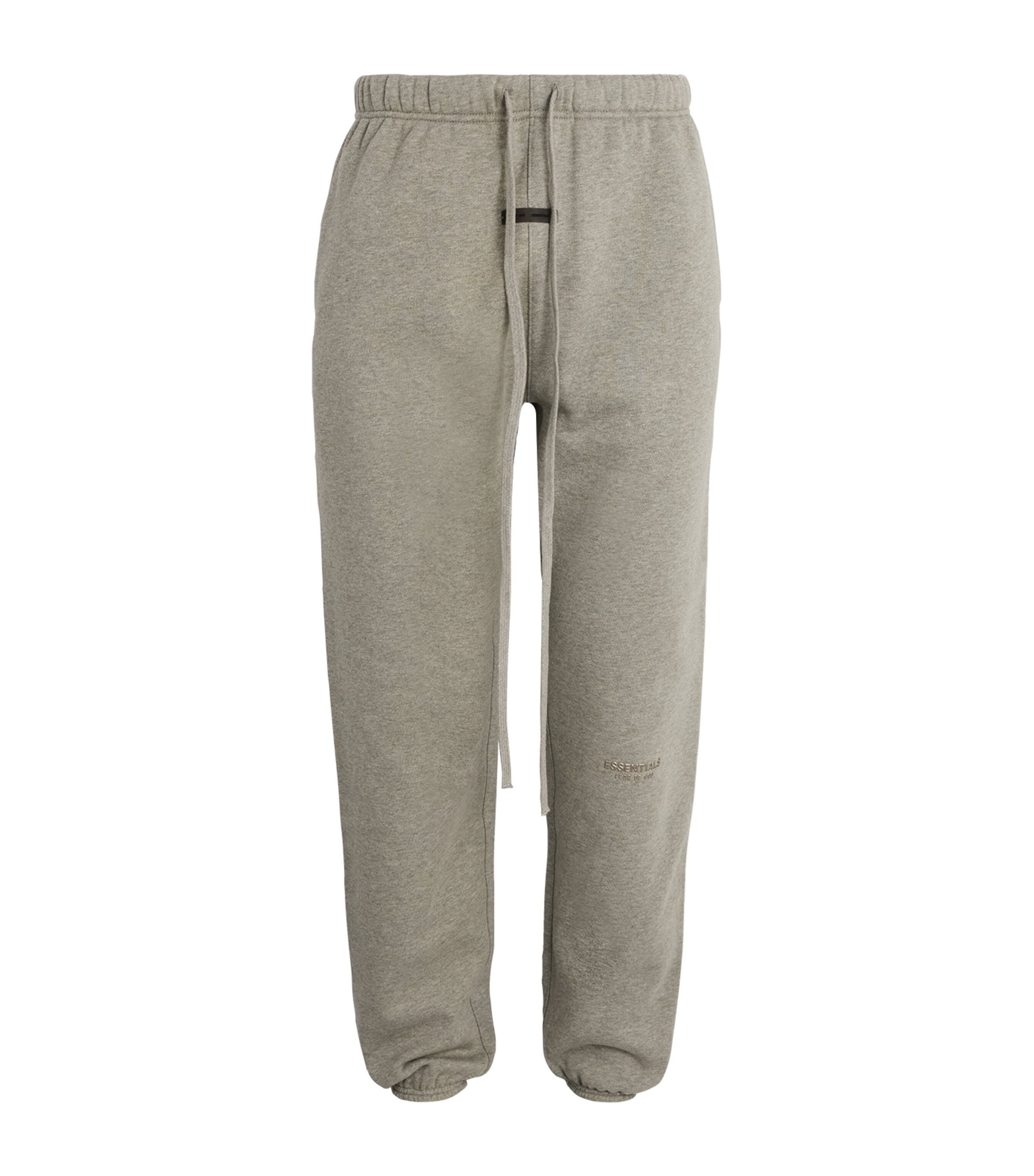 FEAR OF GOD ESSENTIALS Mens Cotton-Blend Vintage Sweatpants Concrete Heather Image 1