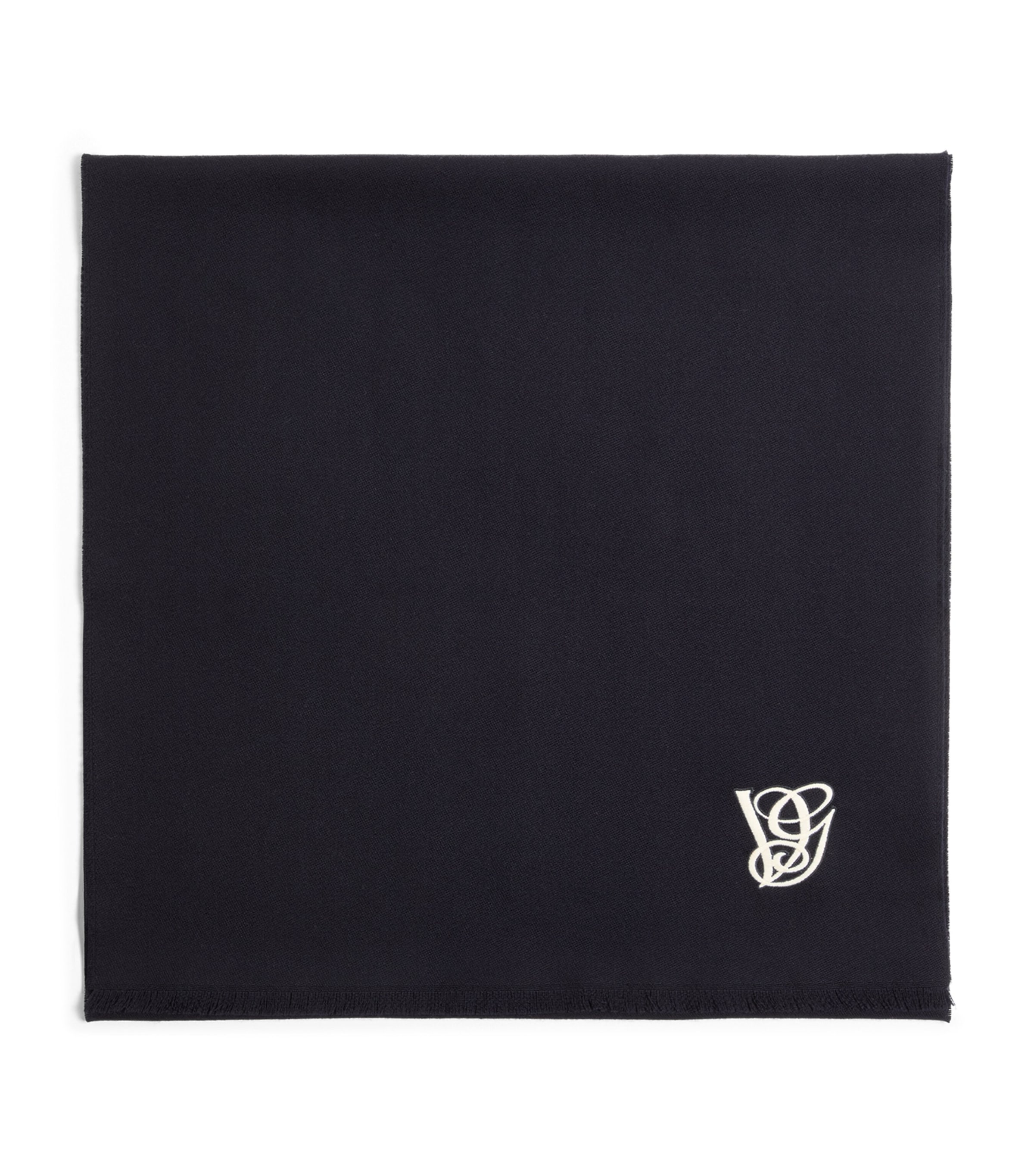 Virgin Wool Logo Scarf 9UA Image 1