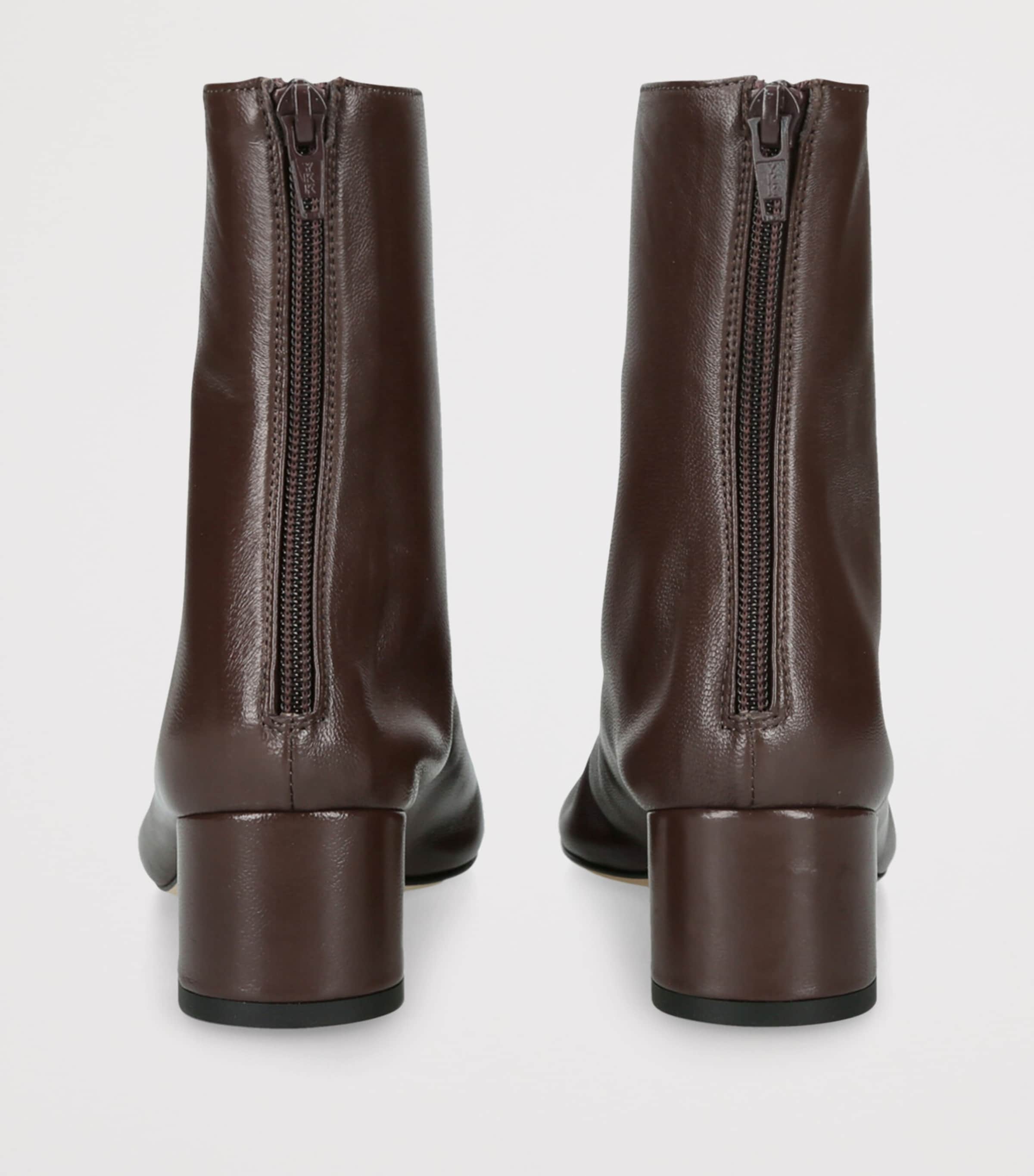 Leather Harlie Ankle Boots 55 BROWN Image 2