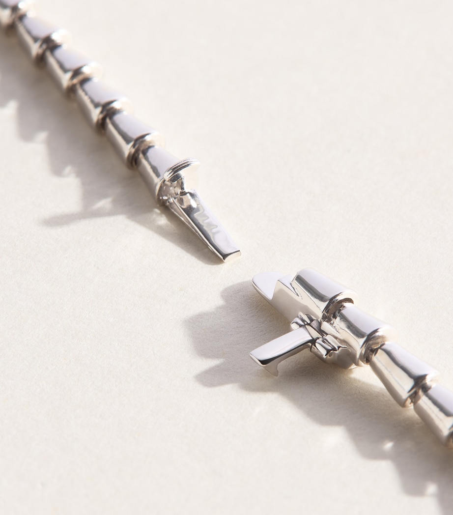 SHAY White Gold and Diamond Serpentine Necklace White Gold Image 3