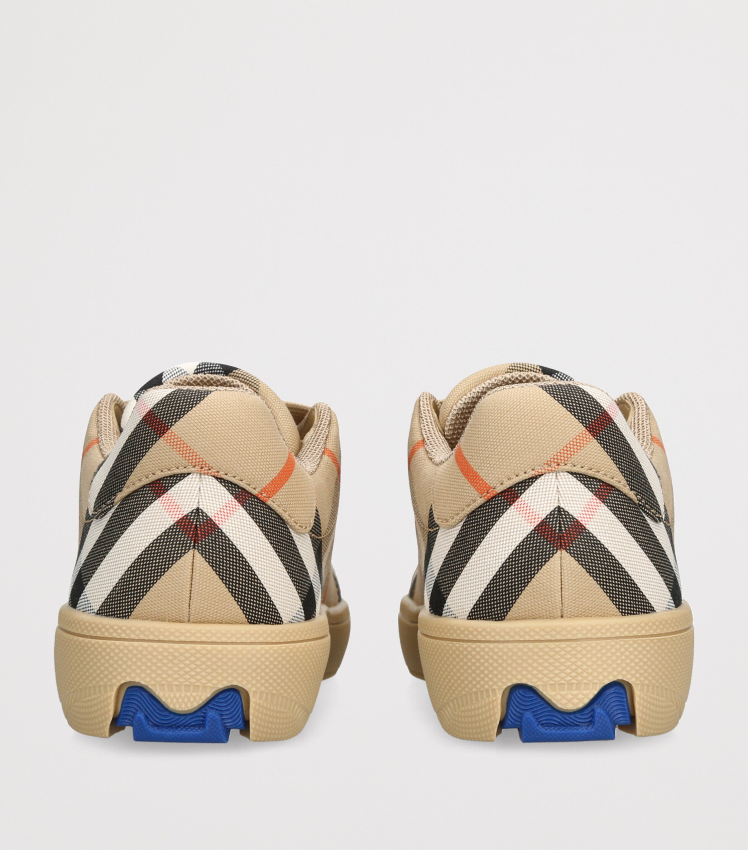 Cotton Check Sneakers BEIGE COMB Image 2