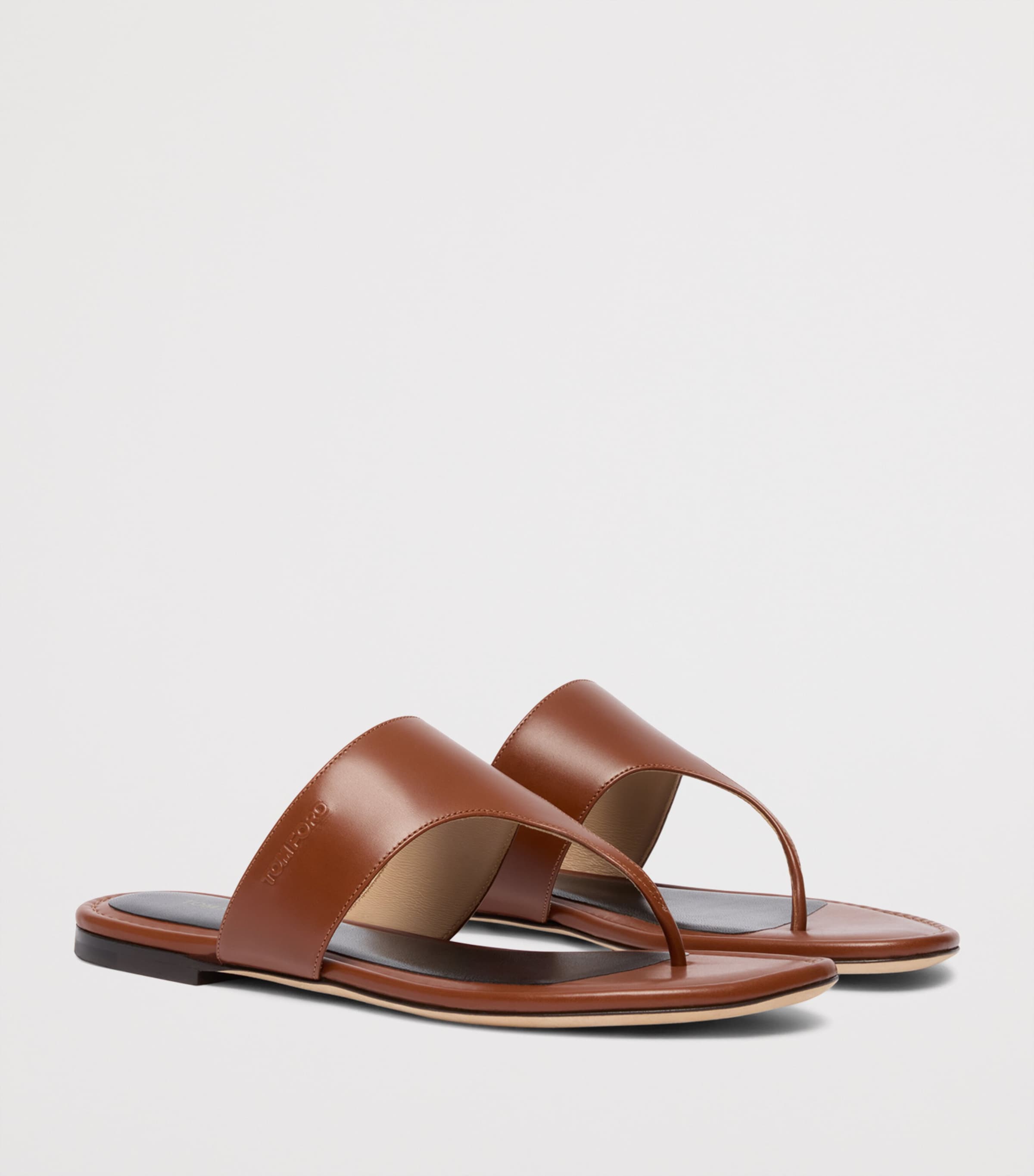 TOM FORD Calf Leather Julianne Sandals Eao Image 3
