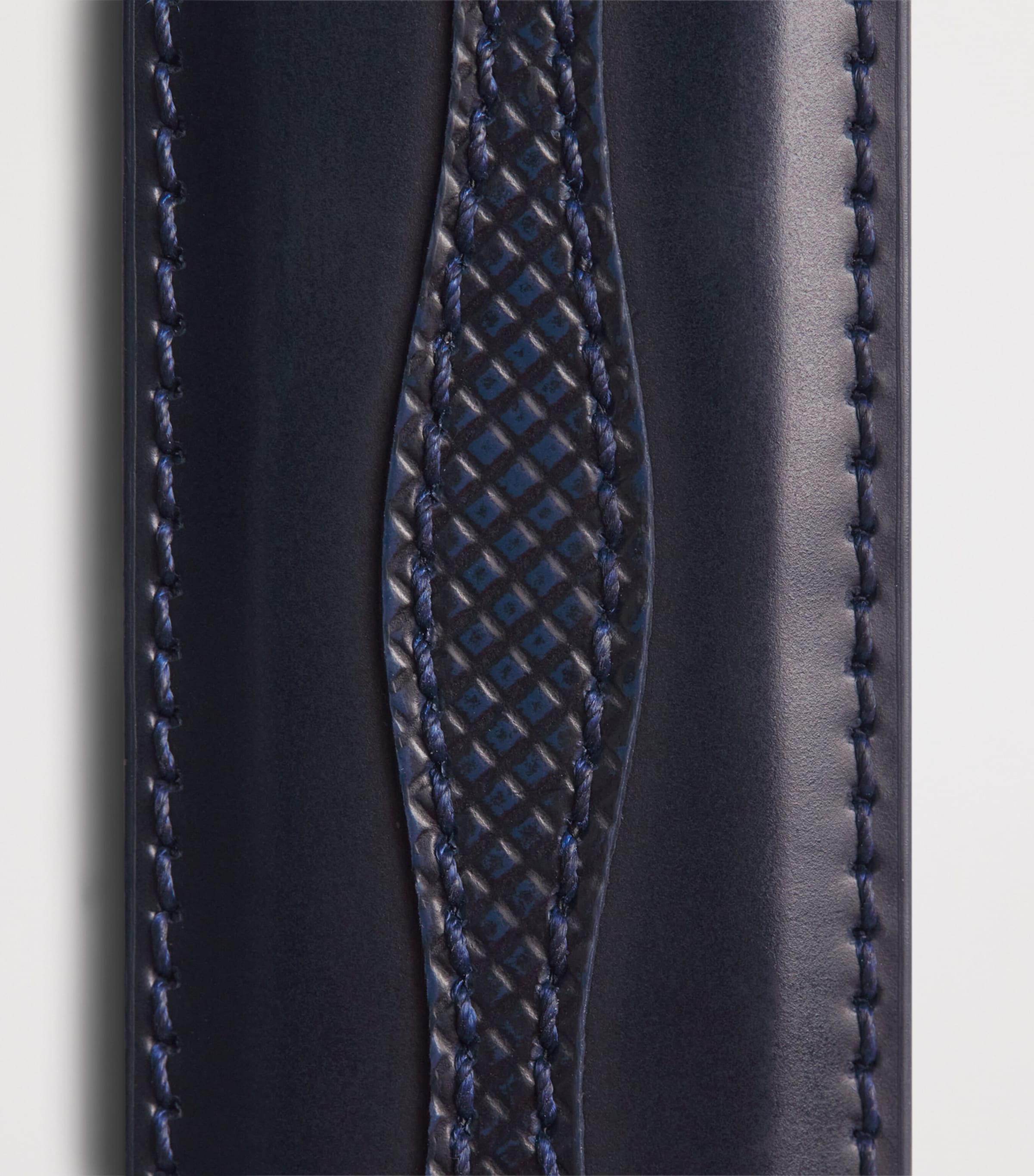 Elliot Rhodes Leather Jolson Belt Navy Image 5