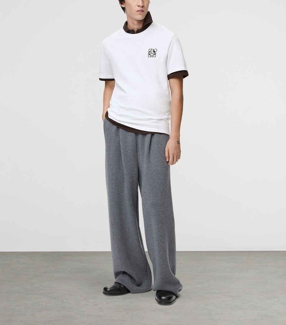 x Louis Wain Cotton-Blend Anagram Relaxed T-Shirt WHITE Image 2