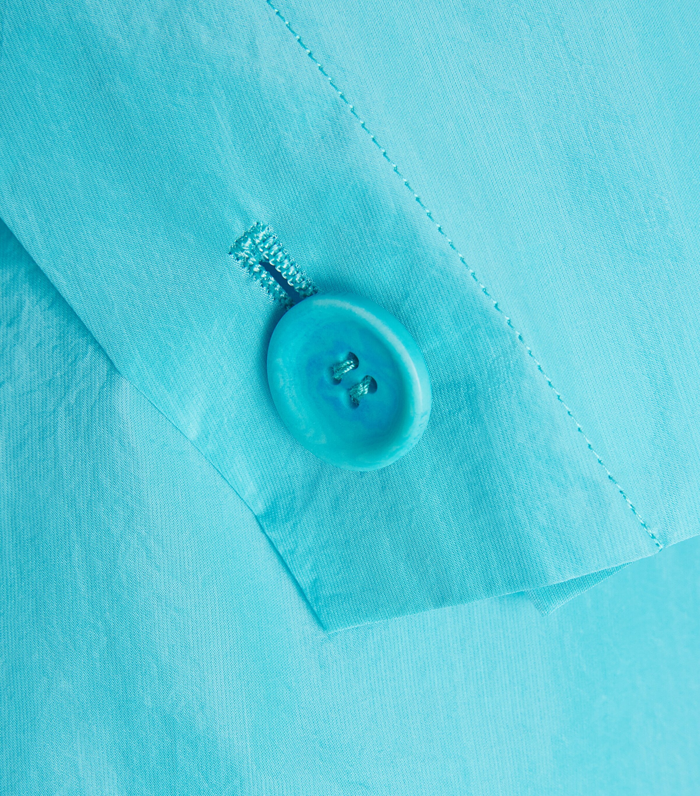 Issey Miyake Womens Correlation Trench Coat Light Blue Image 8