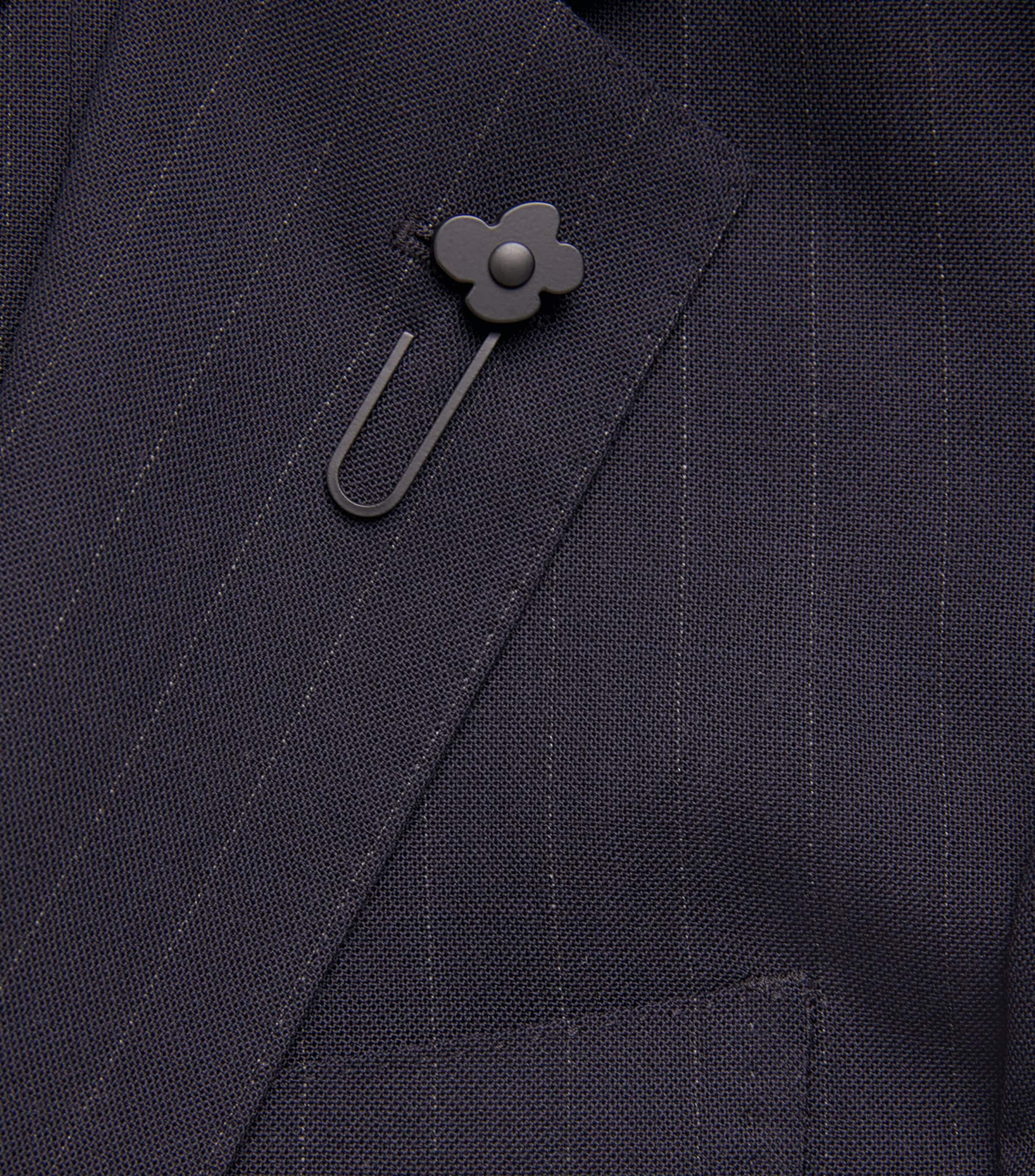 Virgin Wool 2-Piece Suit 850BI NAVY Image 5