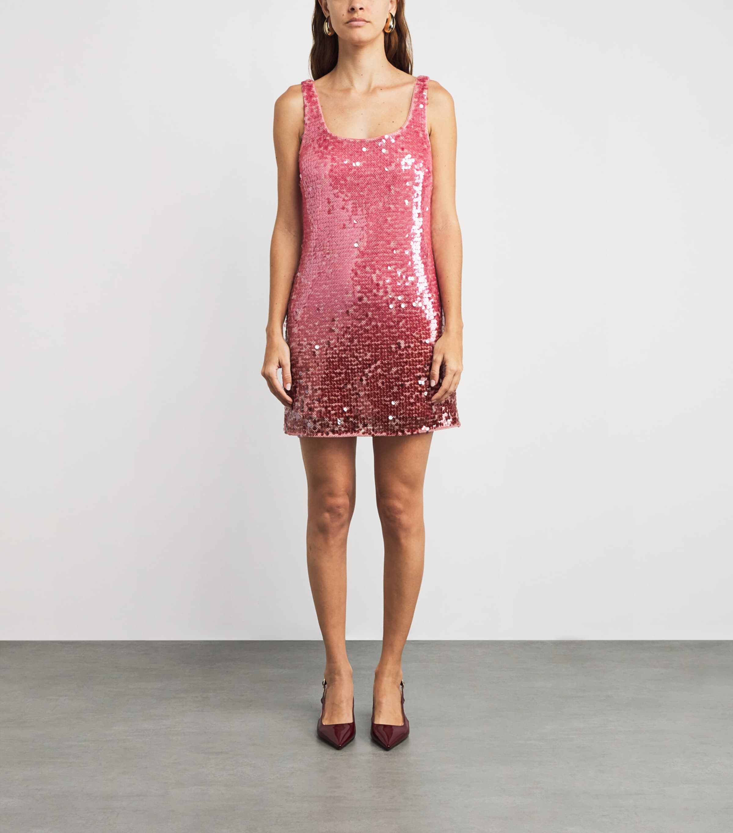 Simkhai Sequinned Alayna Mini Dress In Pink