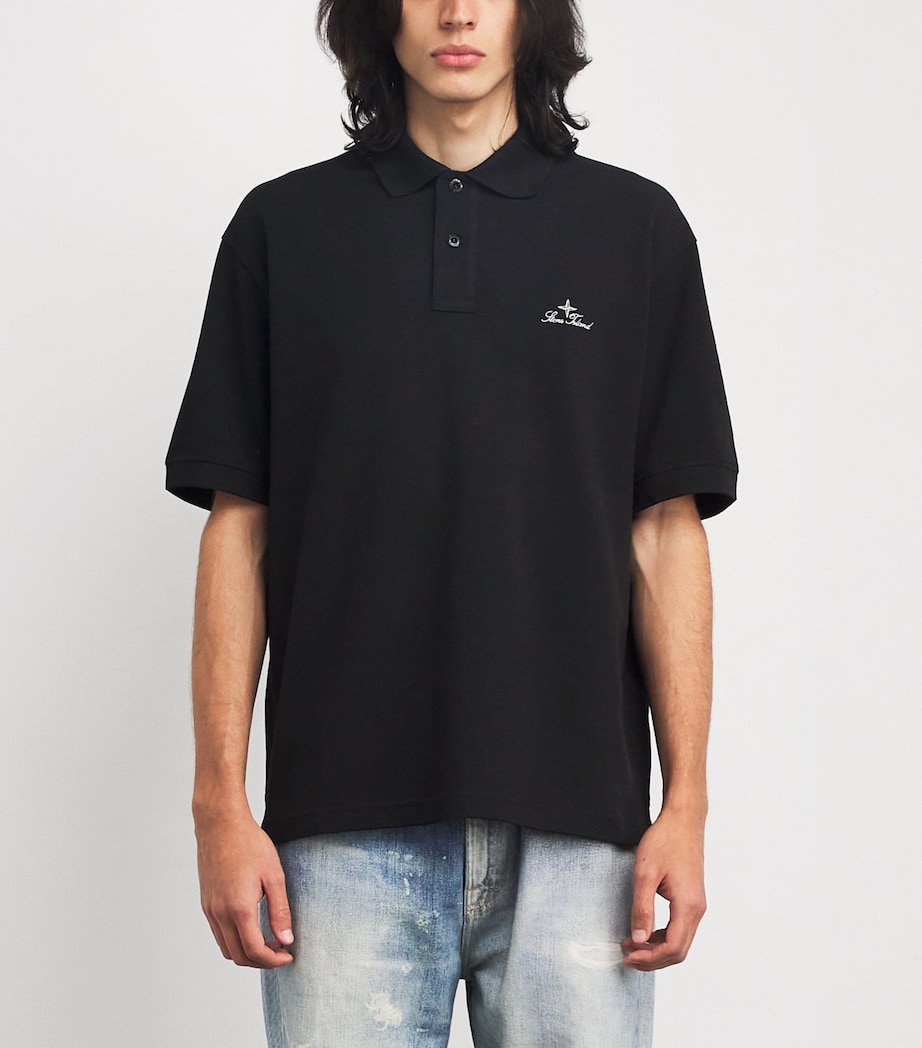 Cotton Embroidered Polo Shirt V0029 Image 3