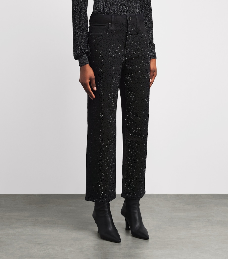 Embellished Stevie Straight Jeans INTERSTELLAR EMB Image 3