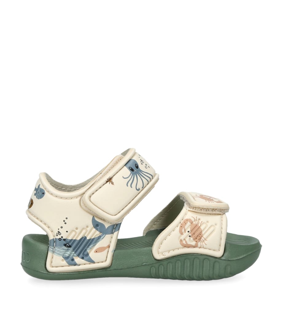 Liewood Graphic Print Blumer Sandals Bone/comb Image 1