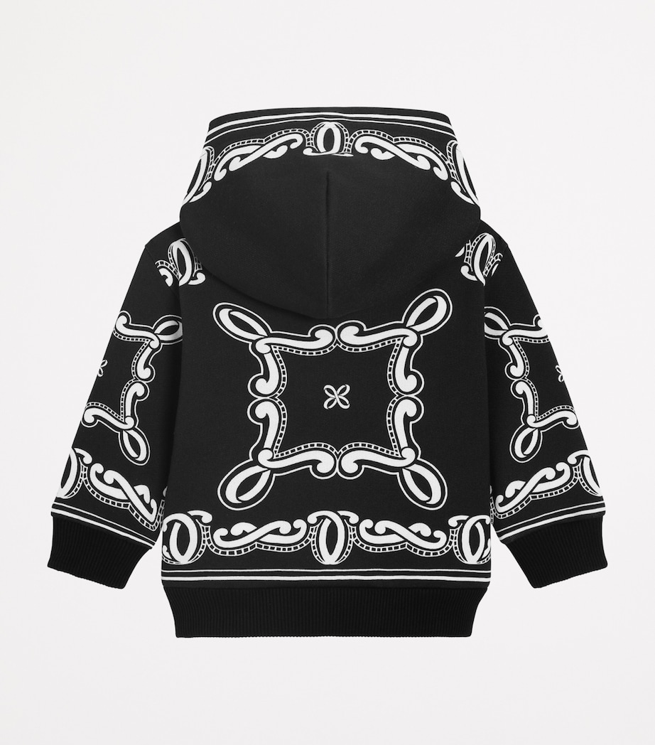 Cotton Bandana Print Hoodie (3-30 Months) HN9RA-BANDANA BCA FD Image 2