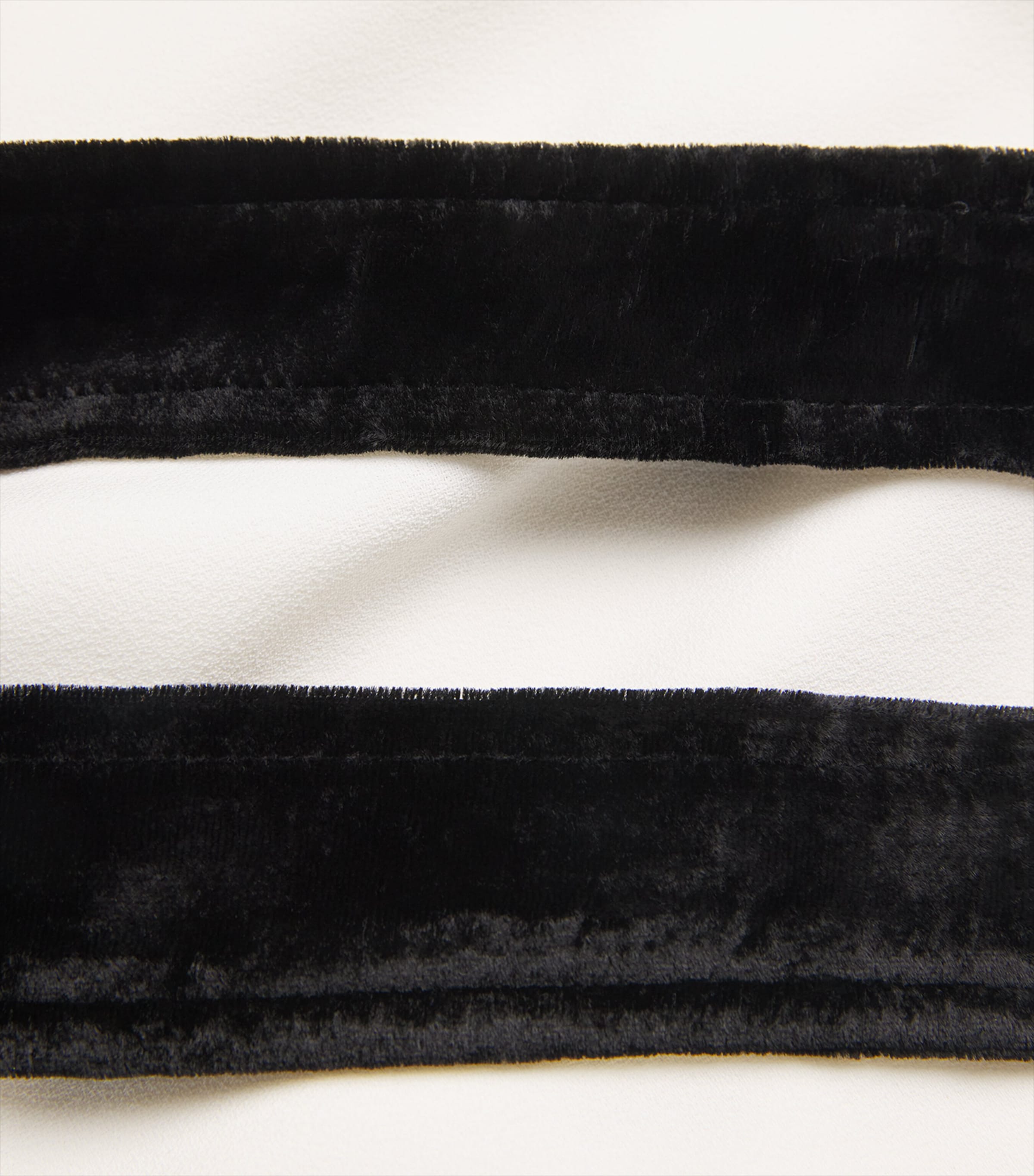 Velvet-Trim Jolie Mini Dress IVORY MULTI Image 5