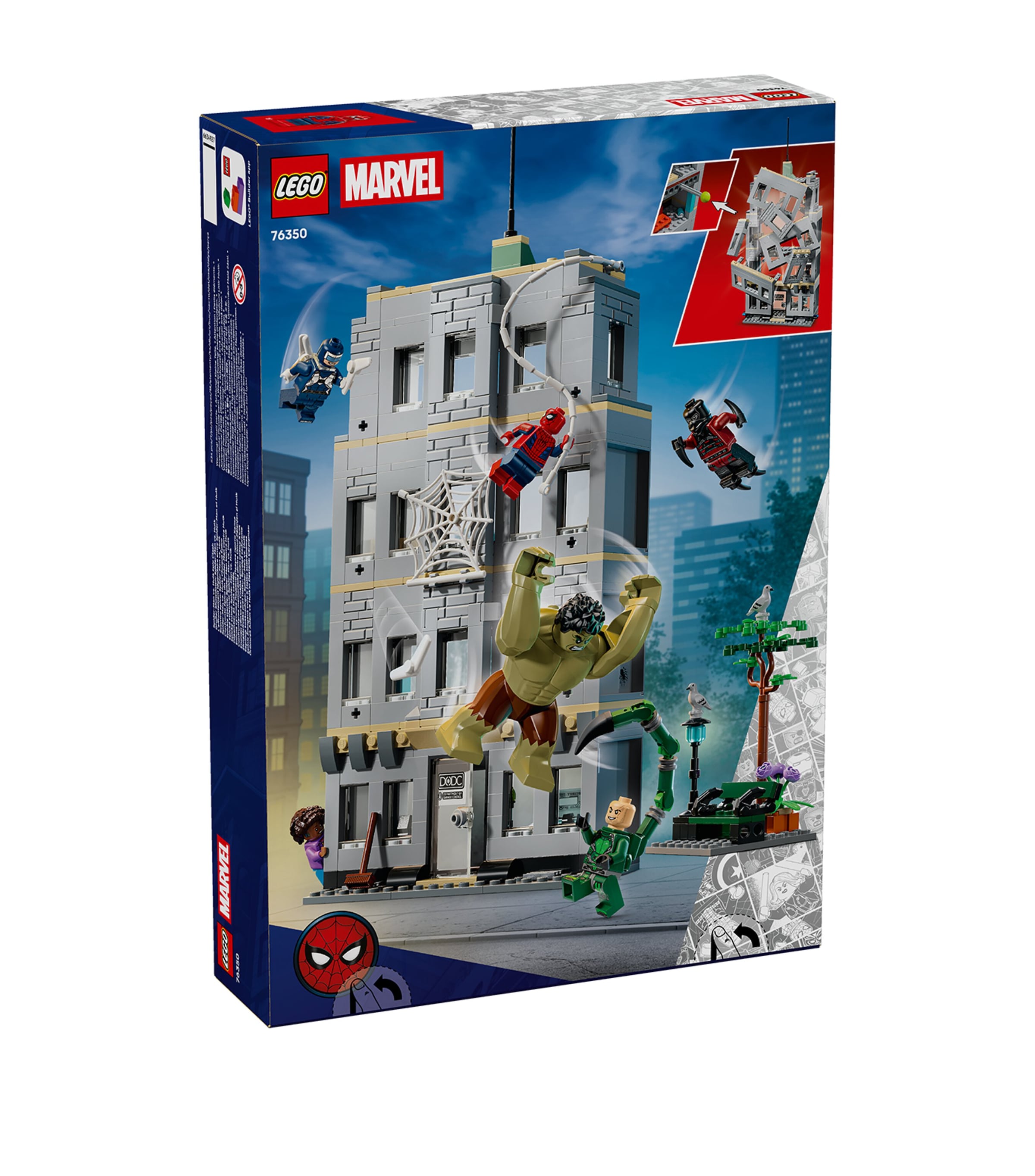 Lego Marvel Spider-Man vs. Hulk Epic Clash 76350 Image 2