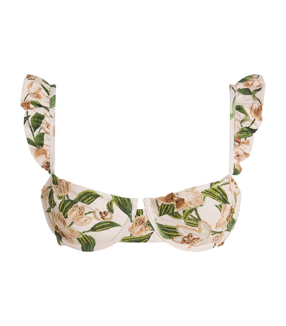Ruffle Kiwi Bikini Top ORQUIDEA Image 1