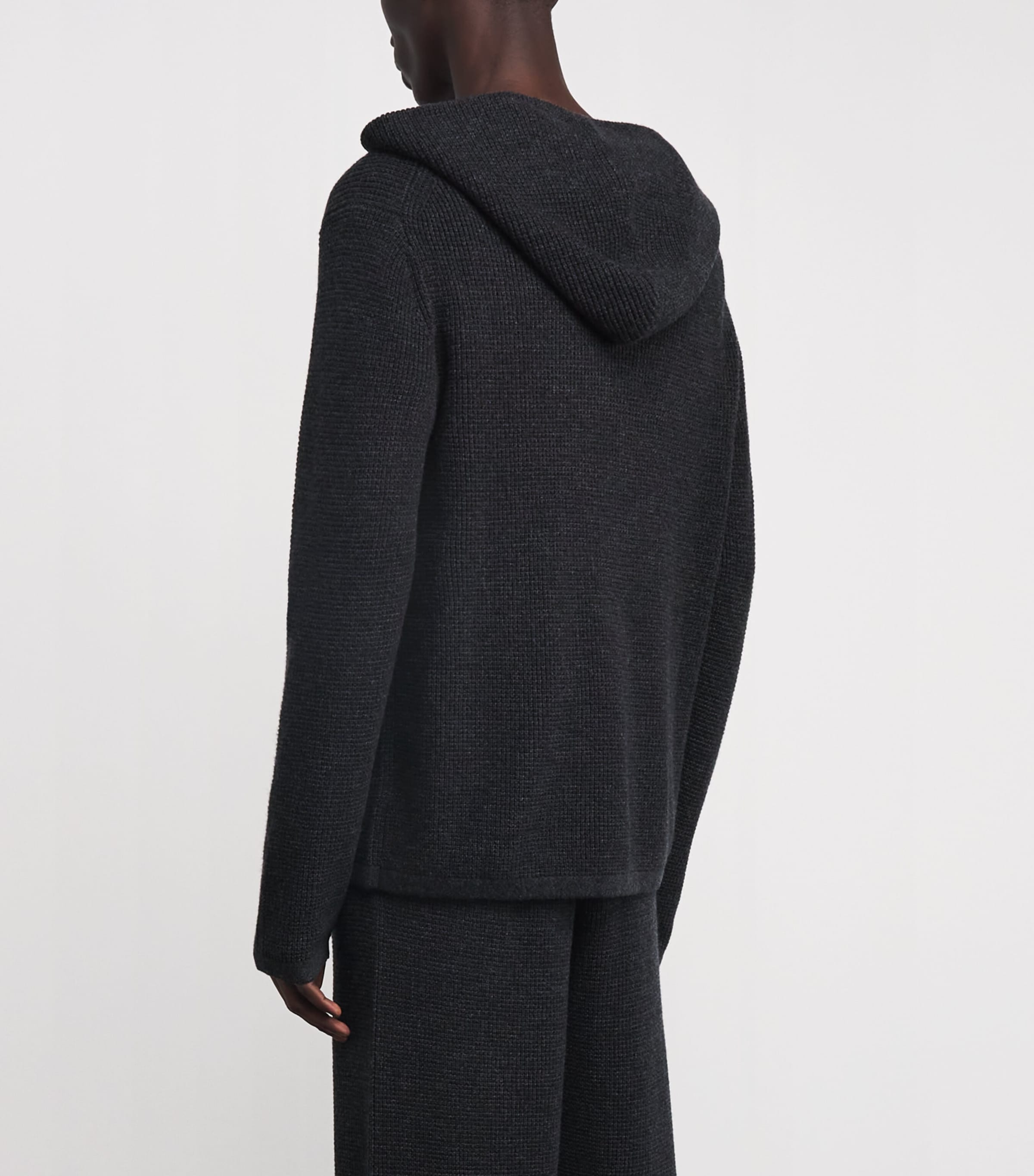 Merino-Cashmere-Blend Ojai Hoodie THUNDER Image 4