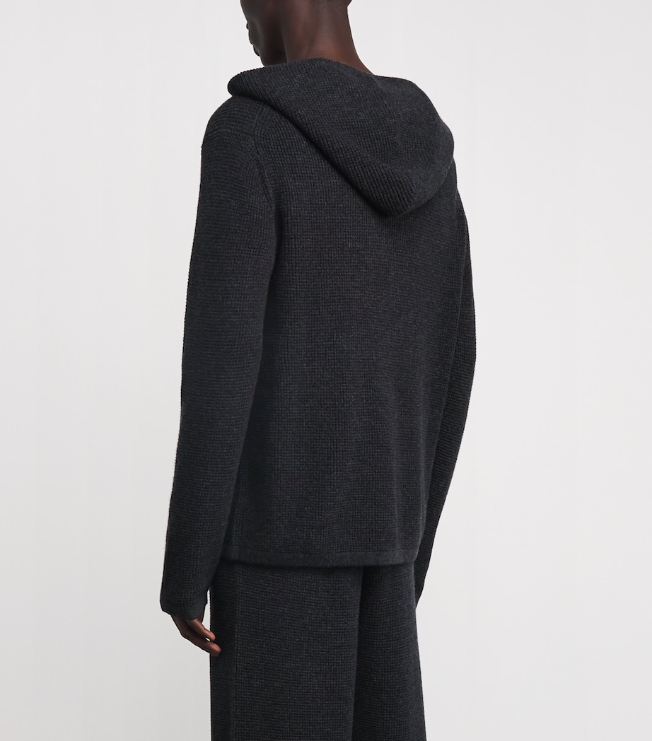 Merino-Cashmere-Blend Ojai Hoodie THUNDER Image 4