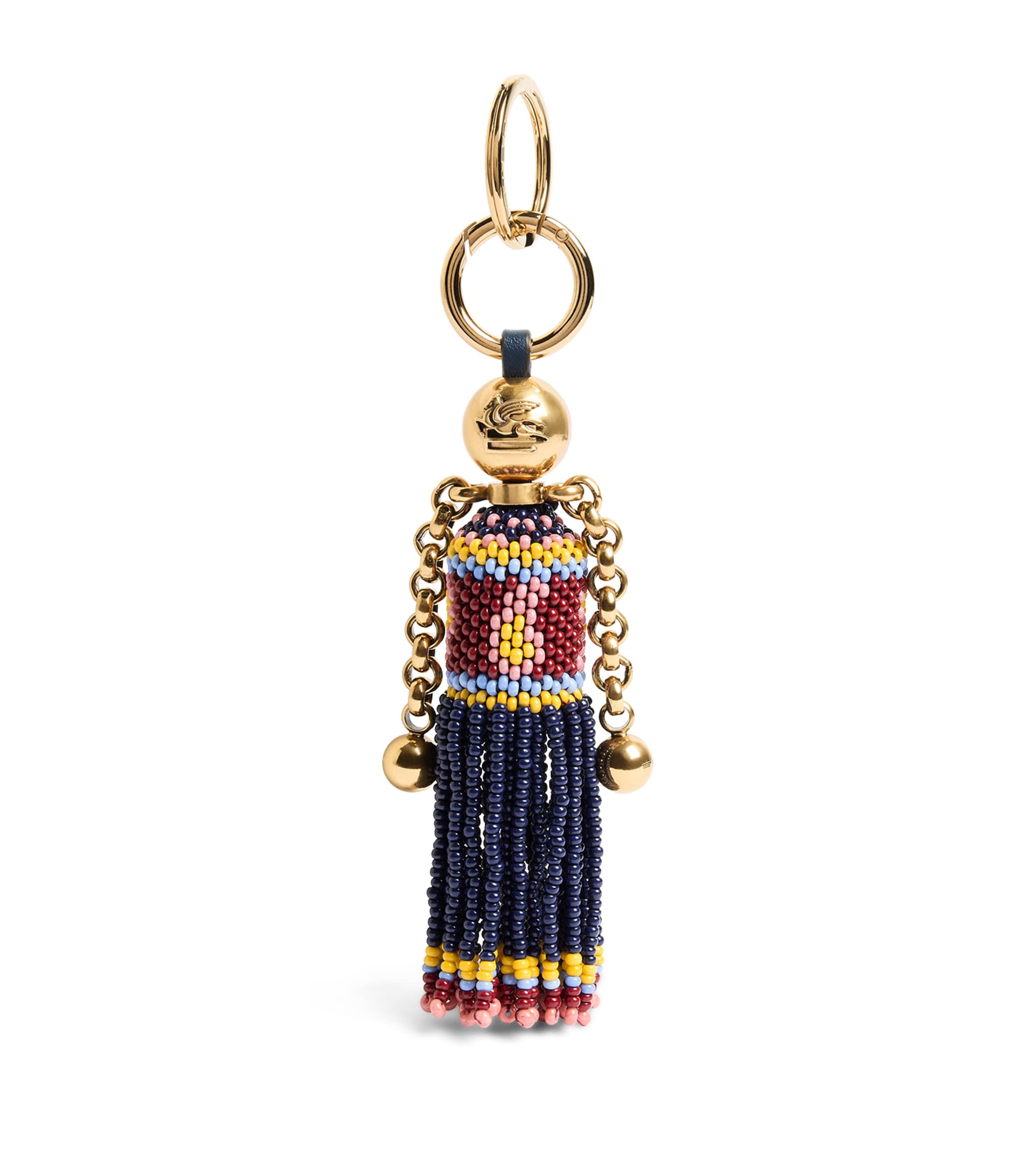 Etro Doll Charm Keyring Blu Image 1