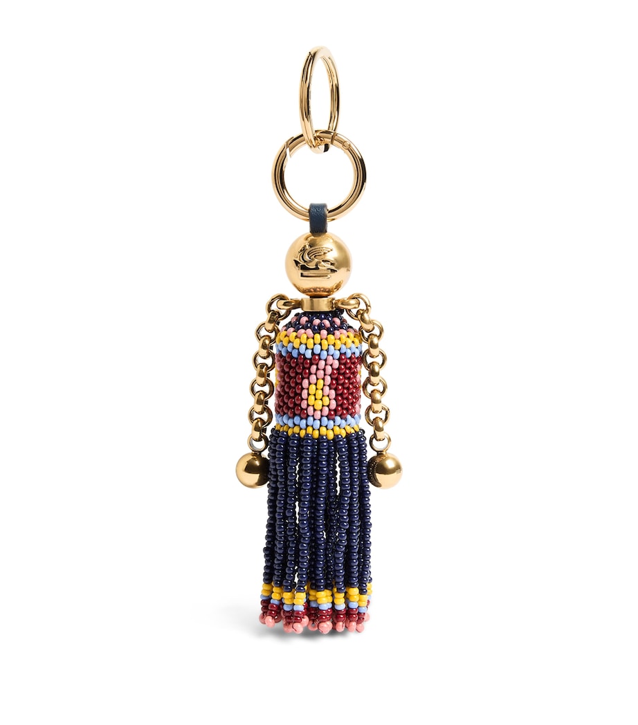 Etro Doll Charm Keyring Blu Image 1