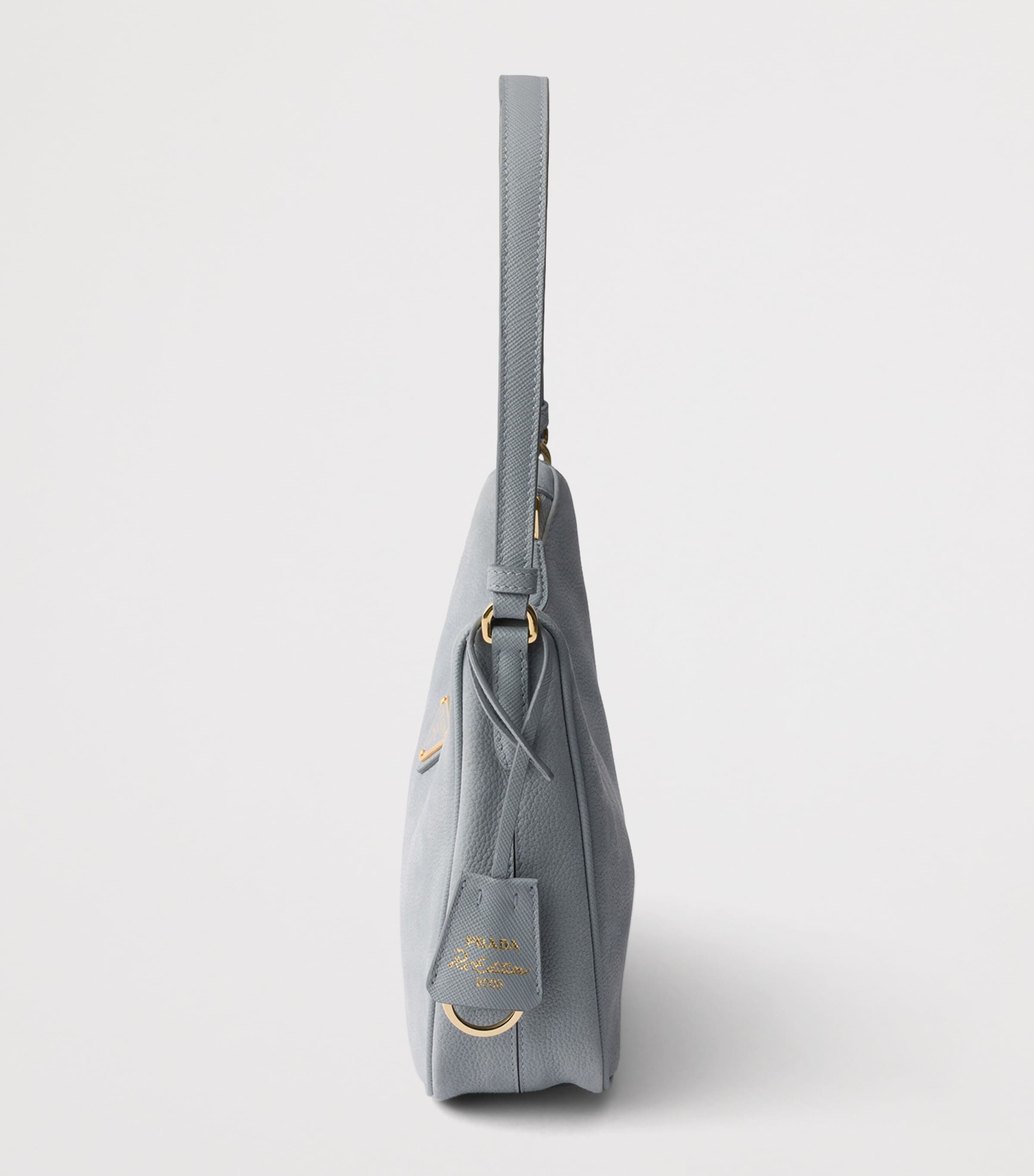 Prada Leather Re-Edition 2005 Shoulder Bag Light Blue Image 5