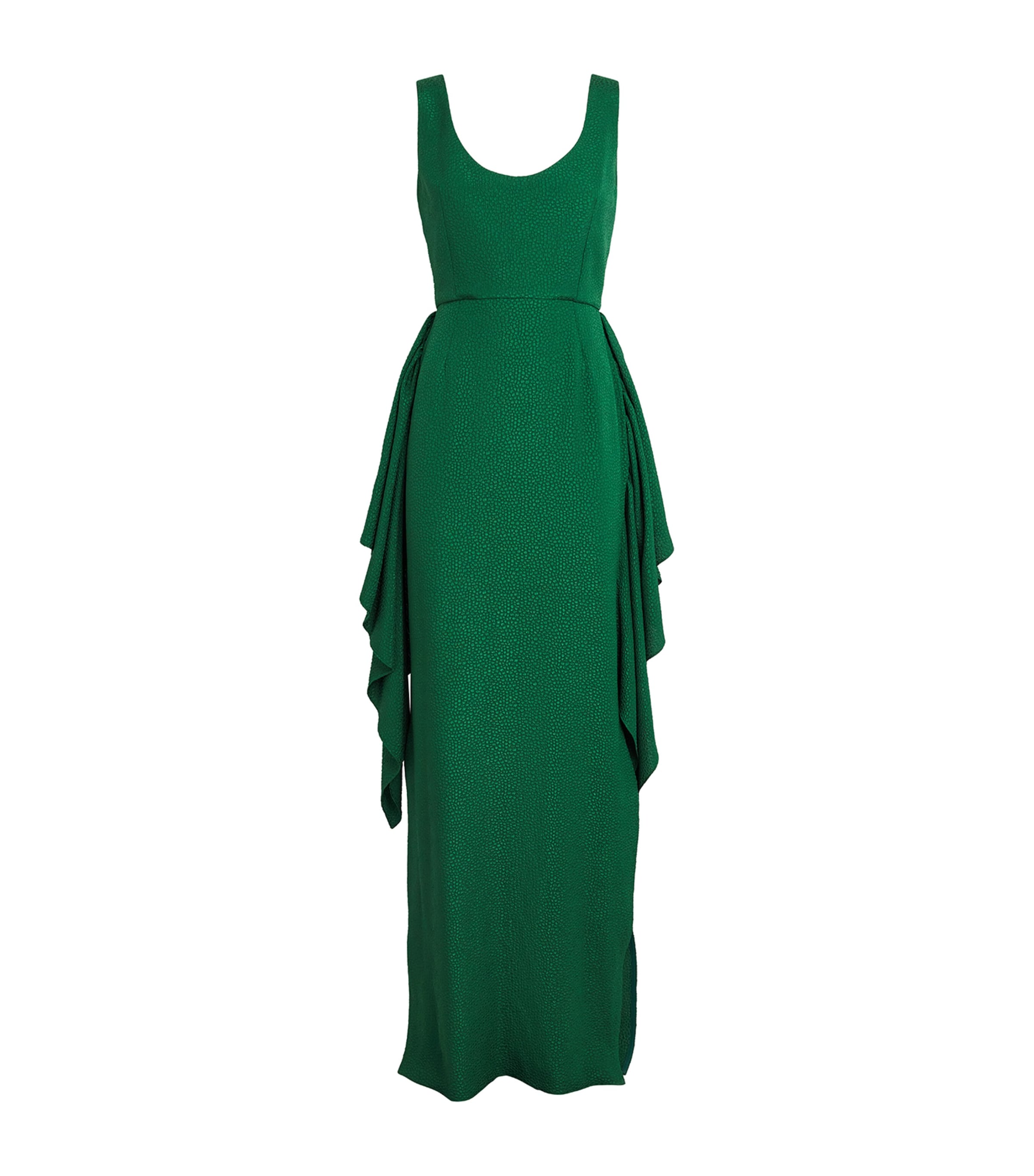 Edeline Lee Bubble Jacquard Delphine Gown