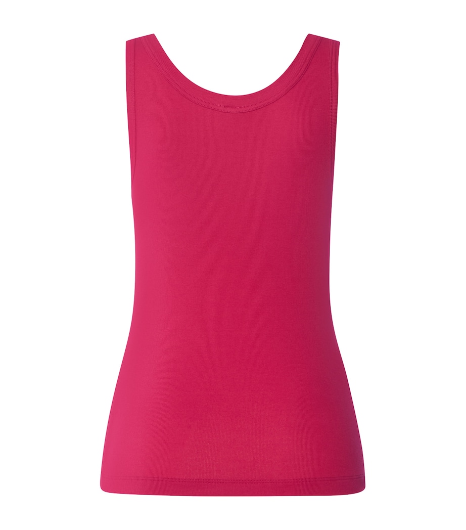 Cotton-Blend Tank Top LIGHT SANGRIA Image 5