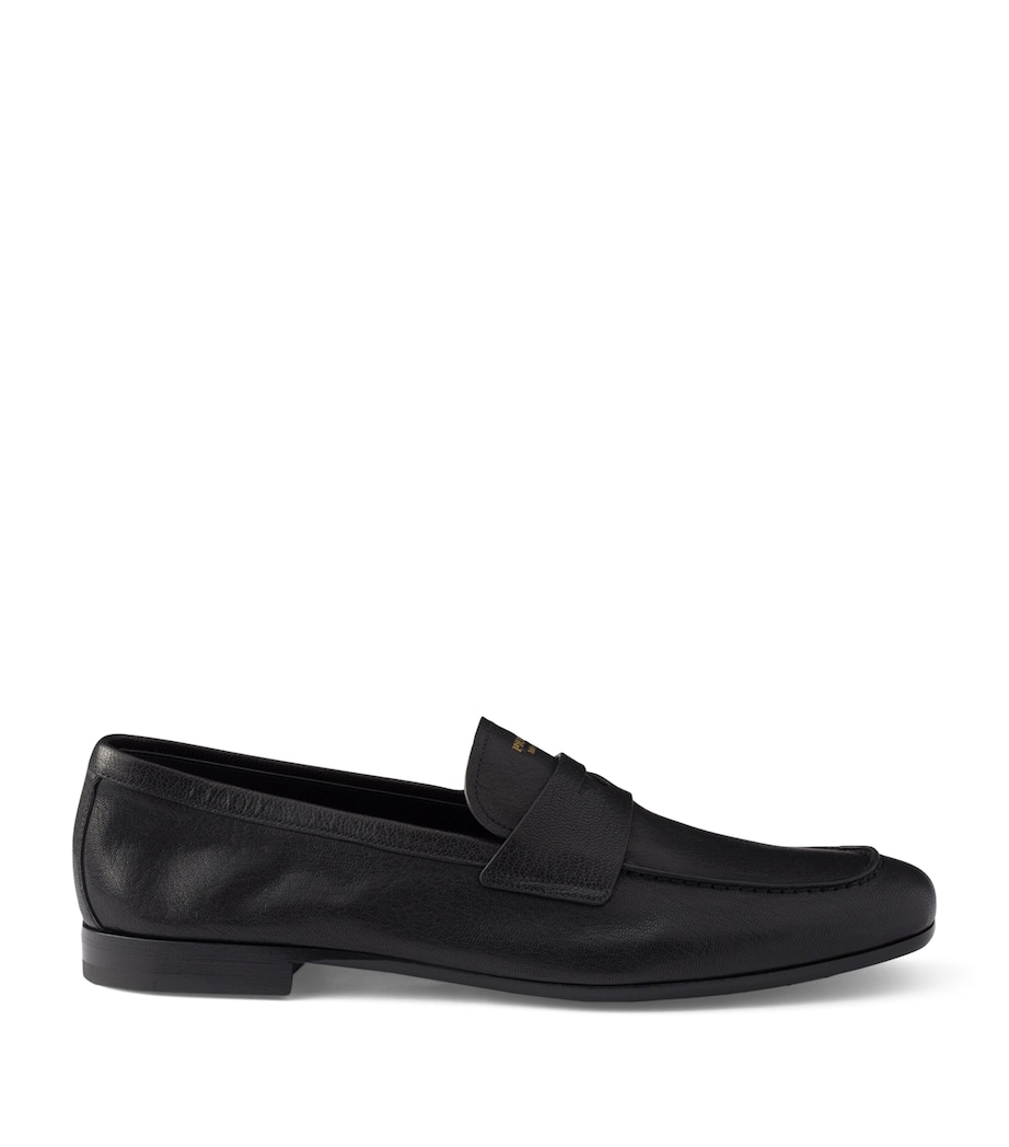 Grained Leather Loafers F0002 Image 1