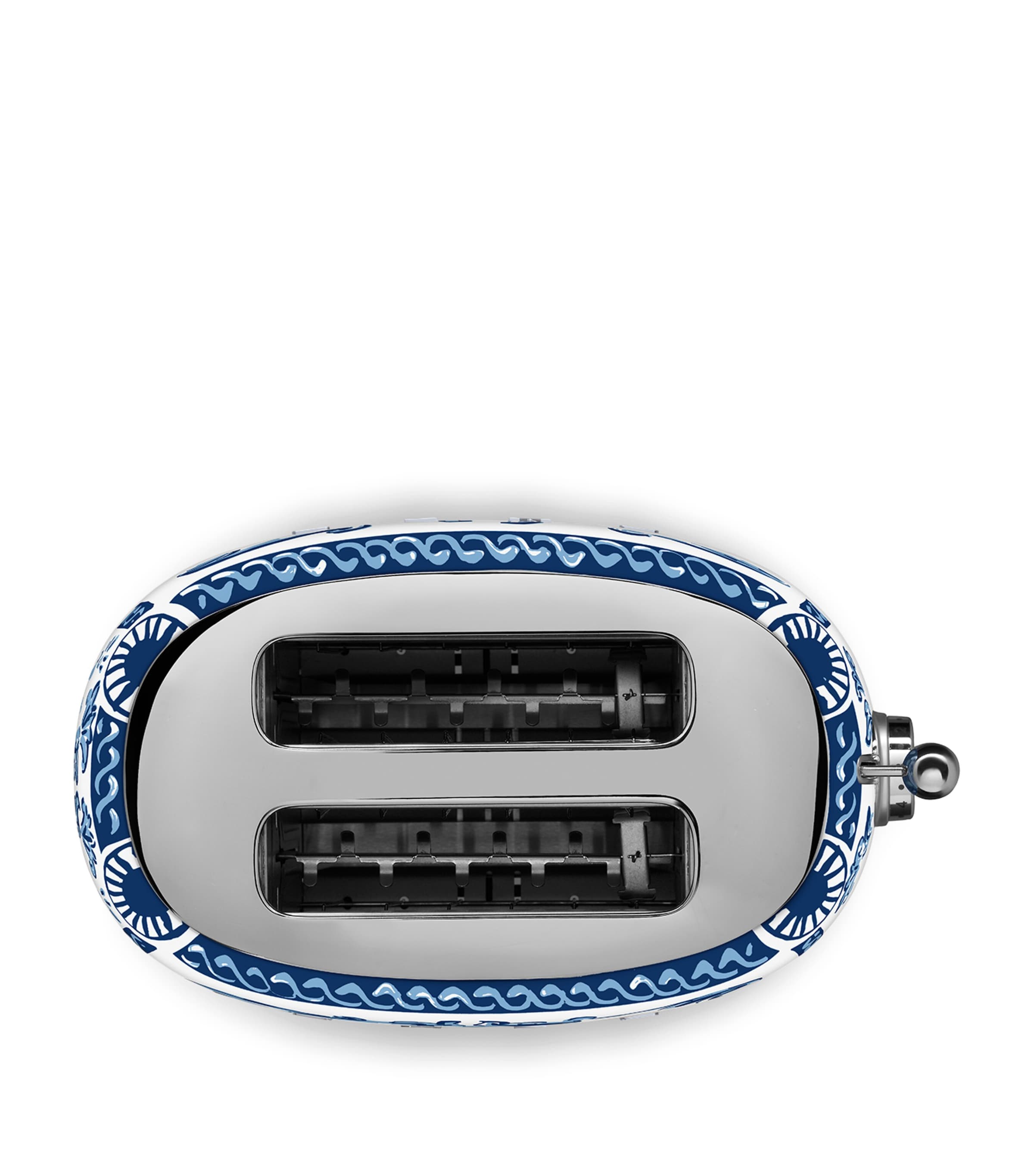 x Dolce & Gabbana Blu Mediterraneo 2-Slice Toaster WHITE & BLUE Image 4