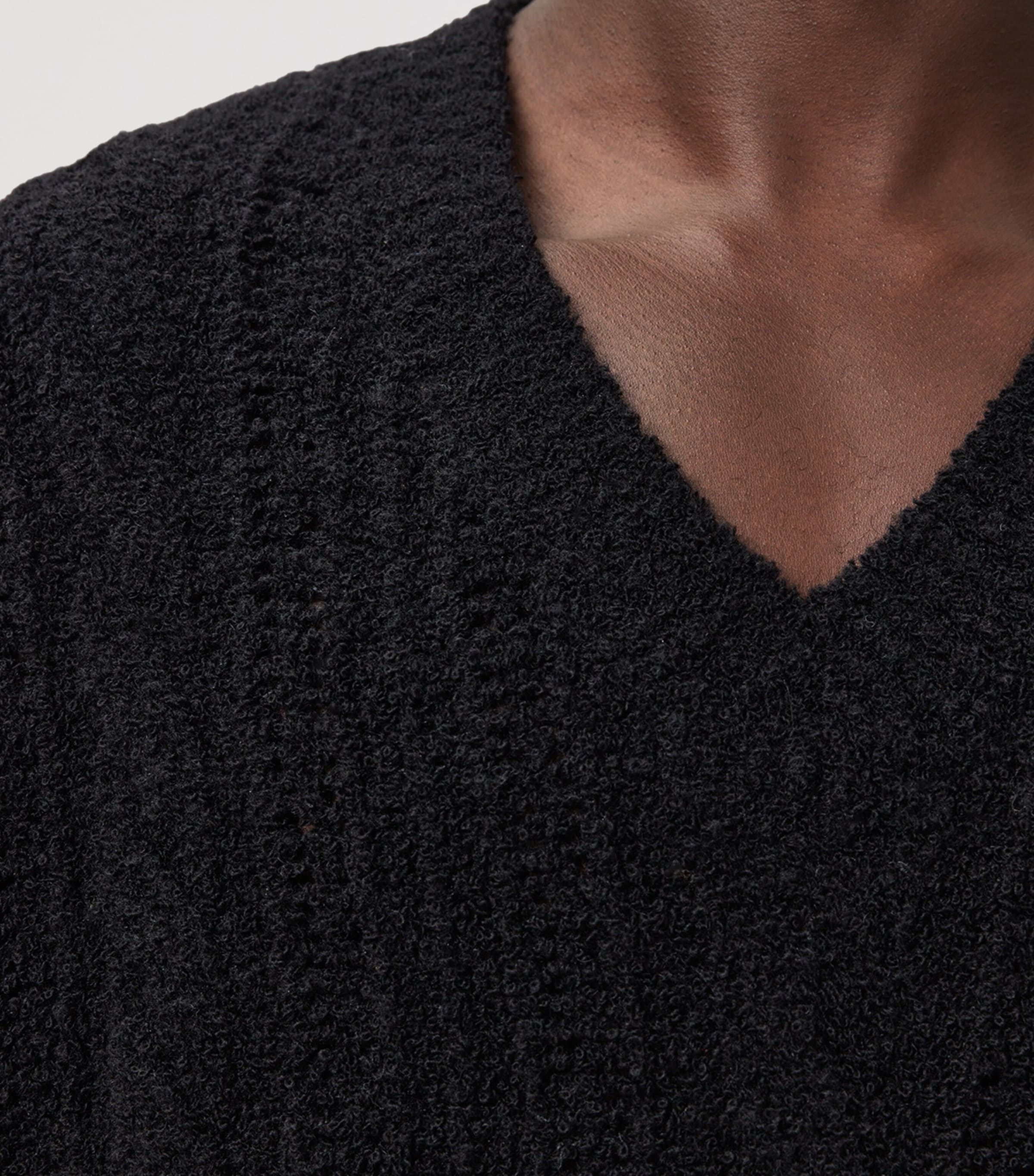 Wool-Blend Josif Sweater Vest BLACK Image 7