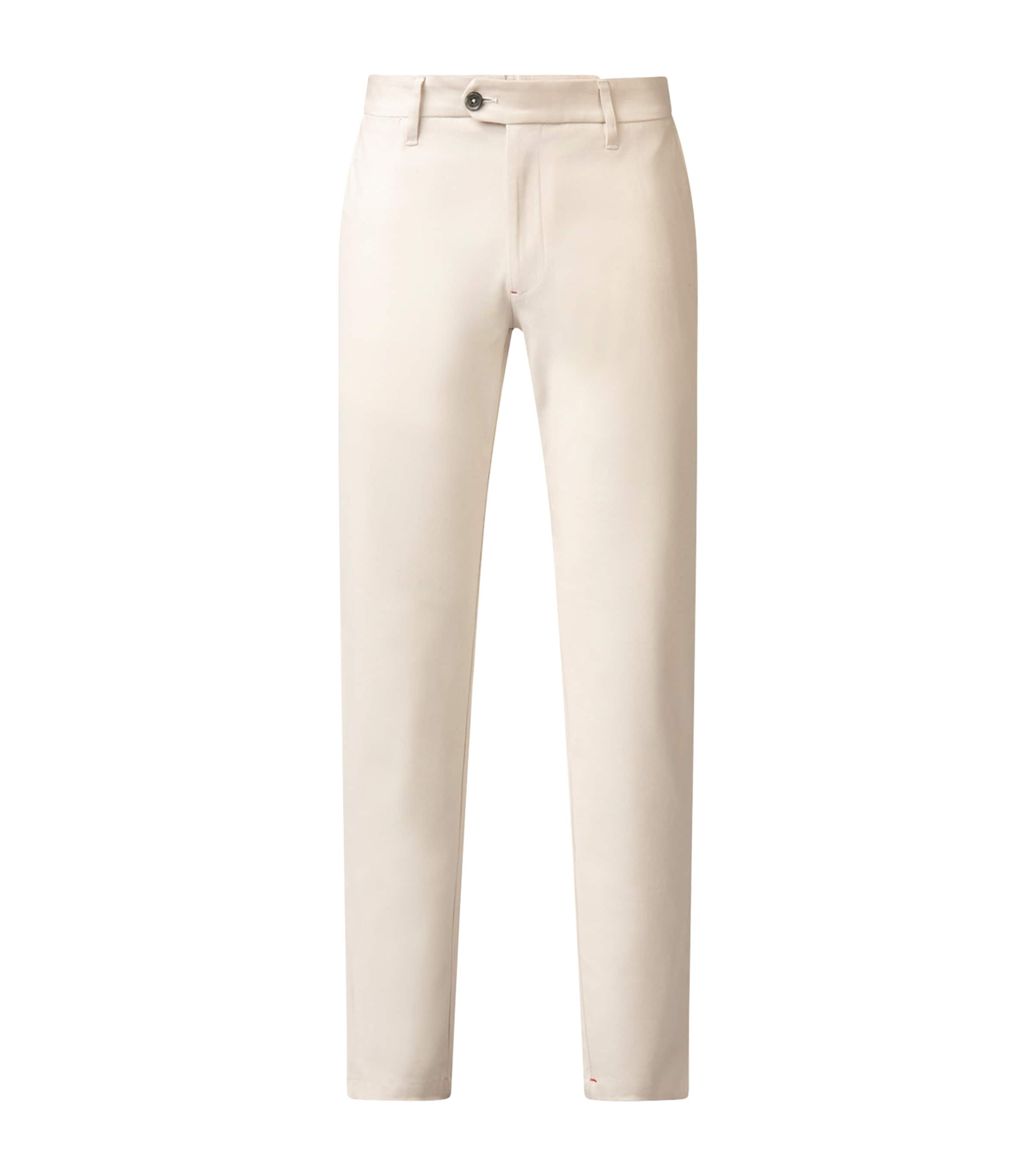 Isaia Stretch-cotton Chinos In Neutral