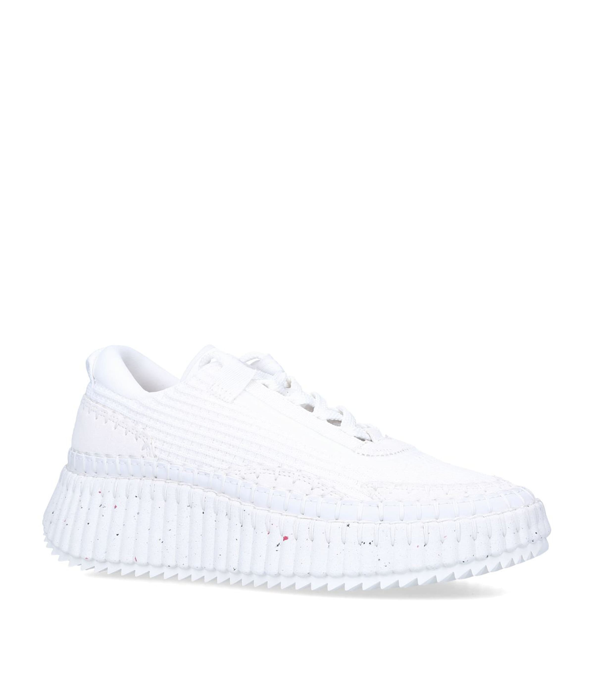 Chloé Nama Runner Sneakers White Image 4