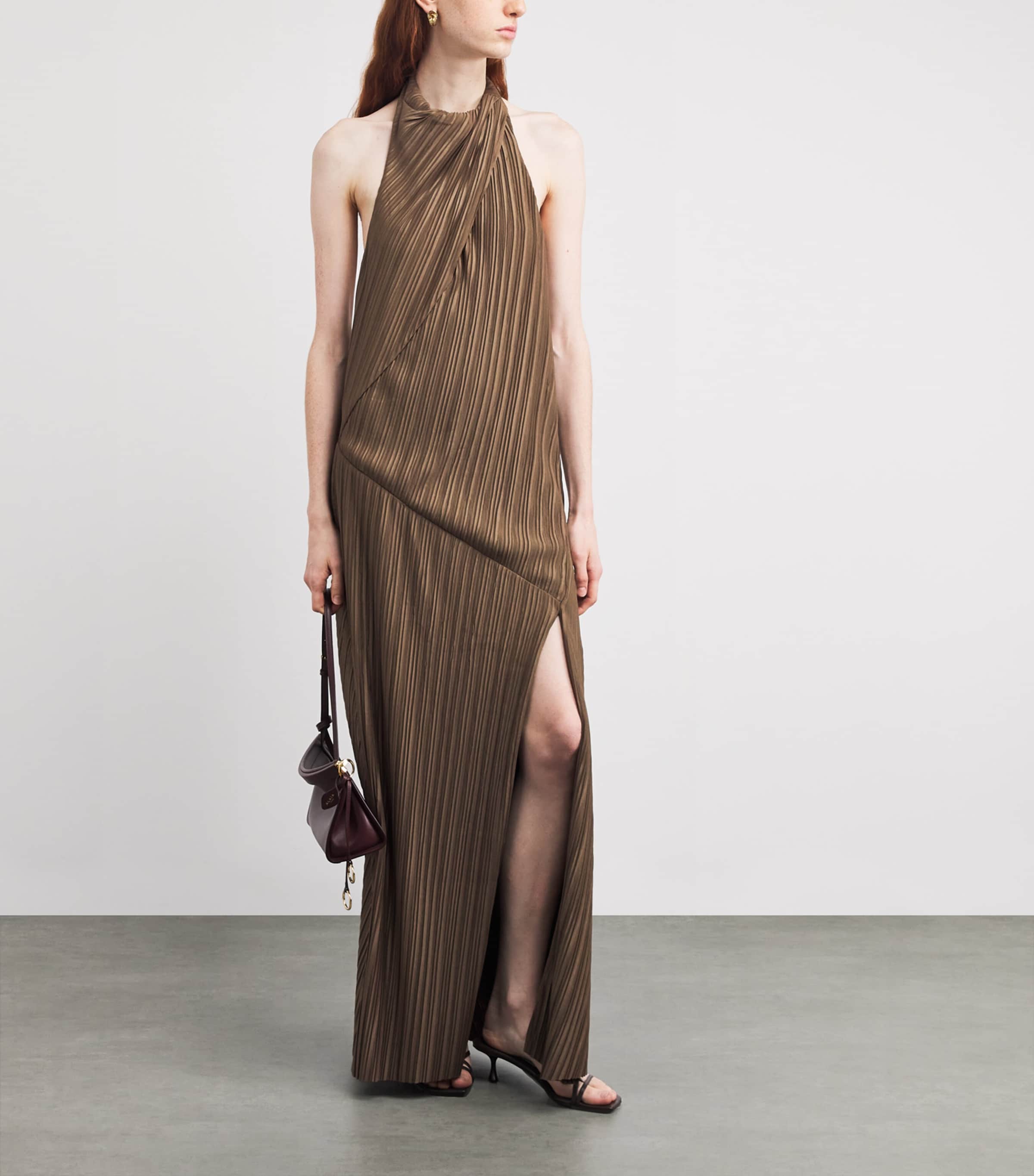 Plissé  Alto Maxi Dress M80 SAND Image 2