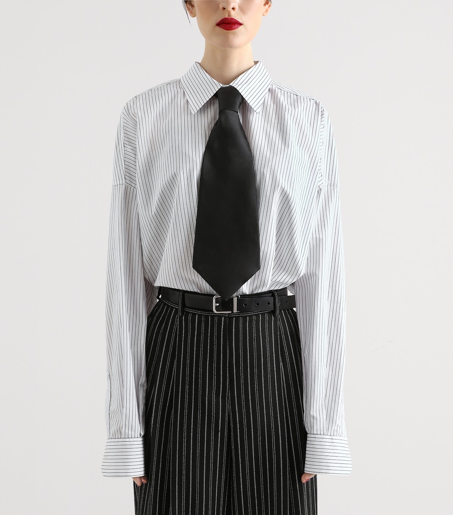 Dolce&Gabbana Silk Satin Tie Black Image 2