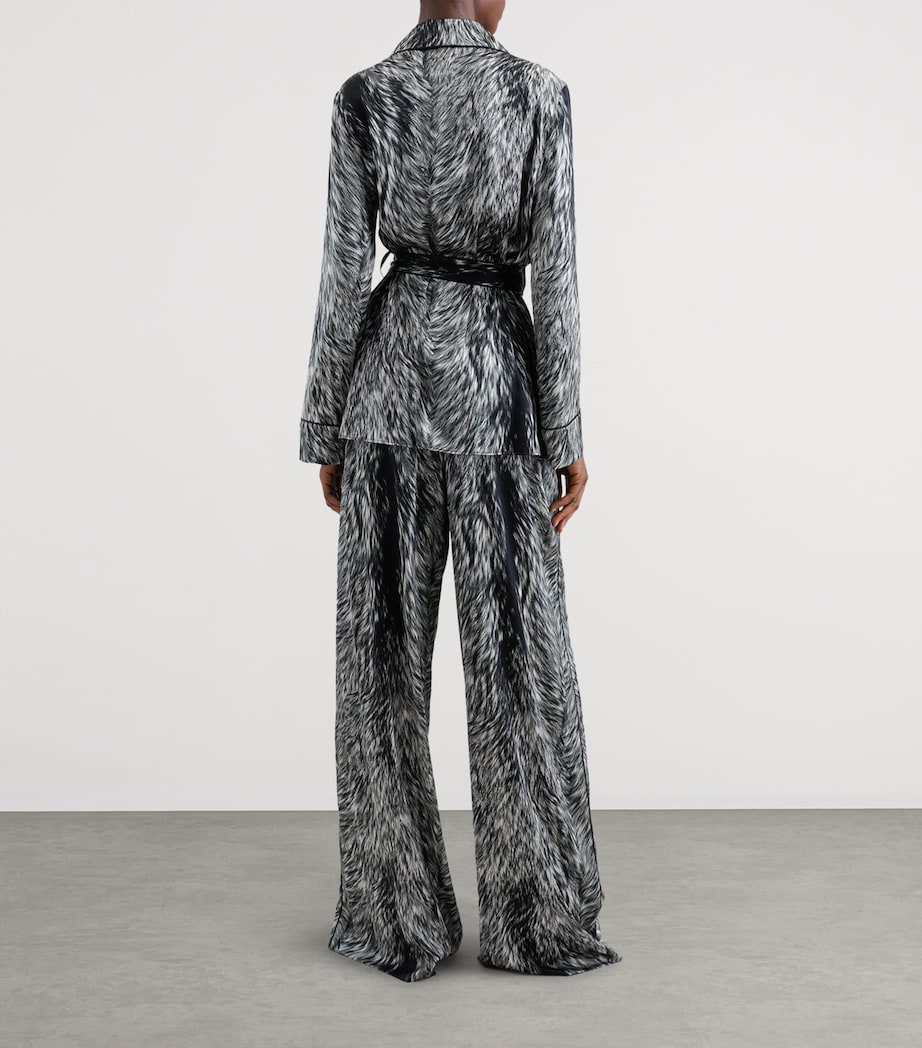 Silk-Blend Printed Shirt HI3VQ-PELLICCIA FDO. Image 3