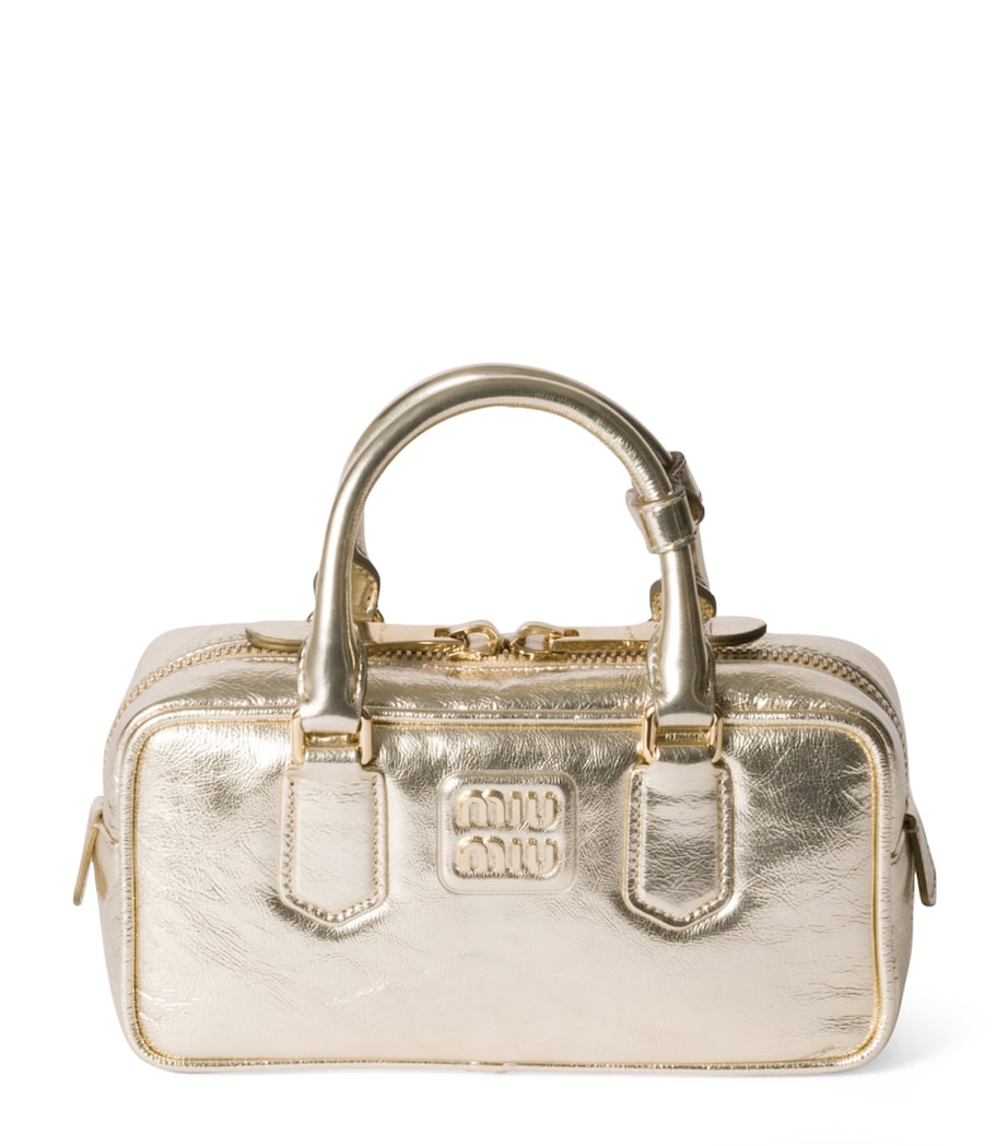 Leather Arcadie Top-Handle Bag F0846 Image 1