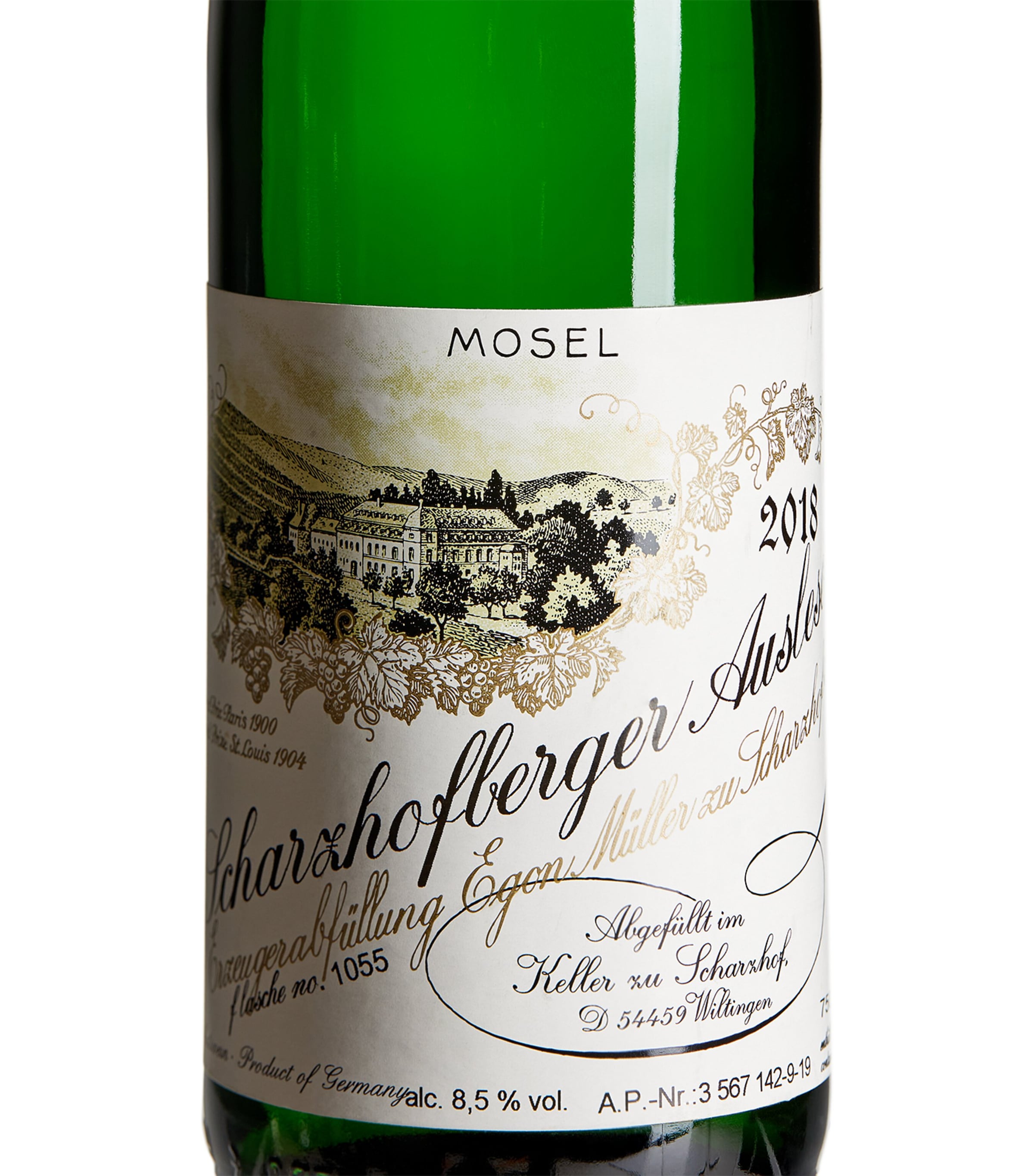 Scharzhofberger Riesling Auslese Goldkapsel 2018 (75cl) - Wiltingen, Germany NO COLOUR Image 2