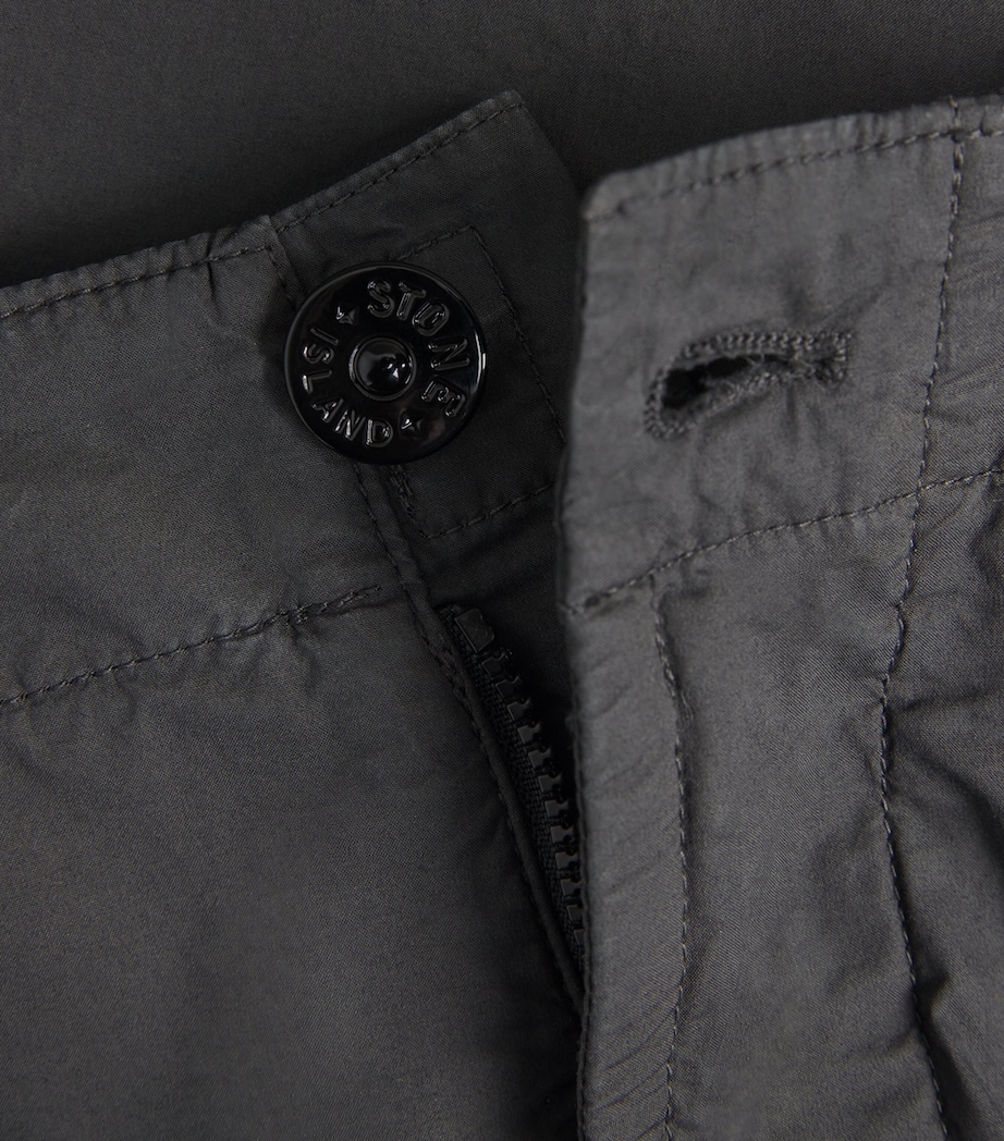 Stone Island Mens Stretch Cotton Cargo Trousers Image 6