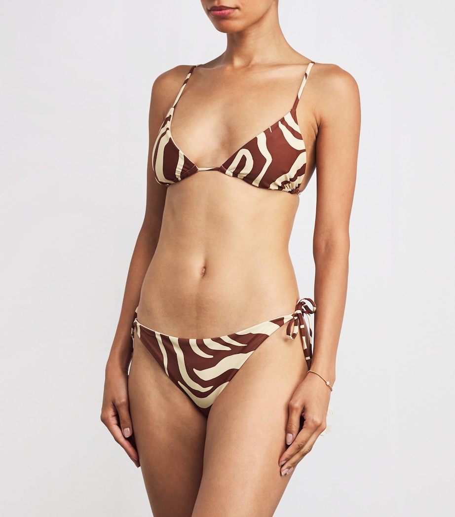 Sagrado Reversible Low-Rise Bikini Bottoms MOCCA/ECRU Image 2