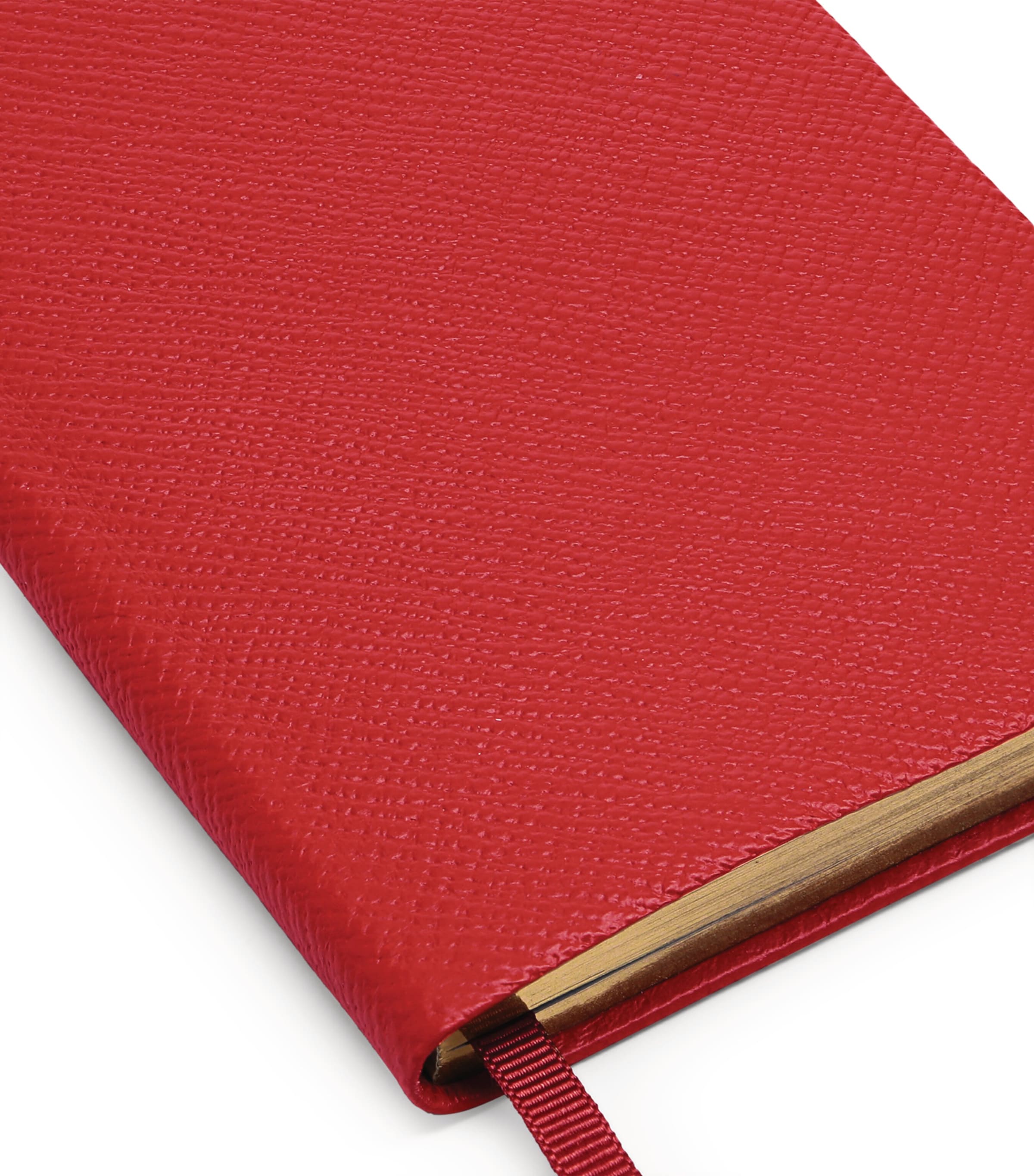 Leather Soho A5 Notebook SCARLET RED Image 2
