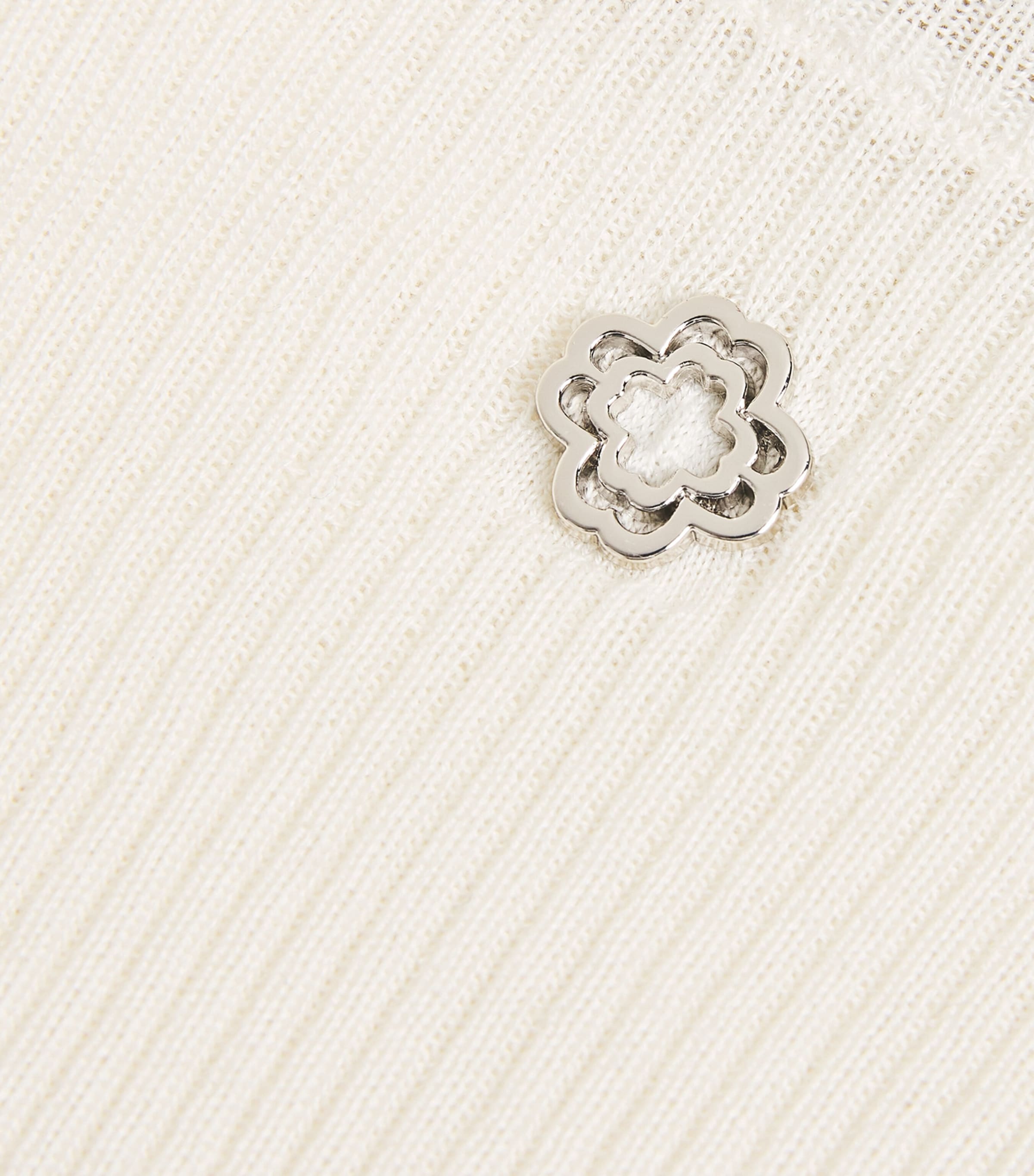 Wool-Silk Rollneck Sweater ECRU Image 5