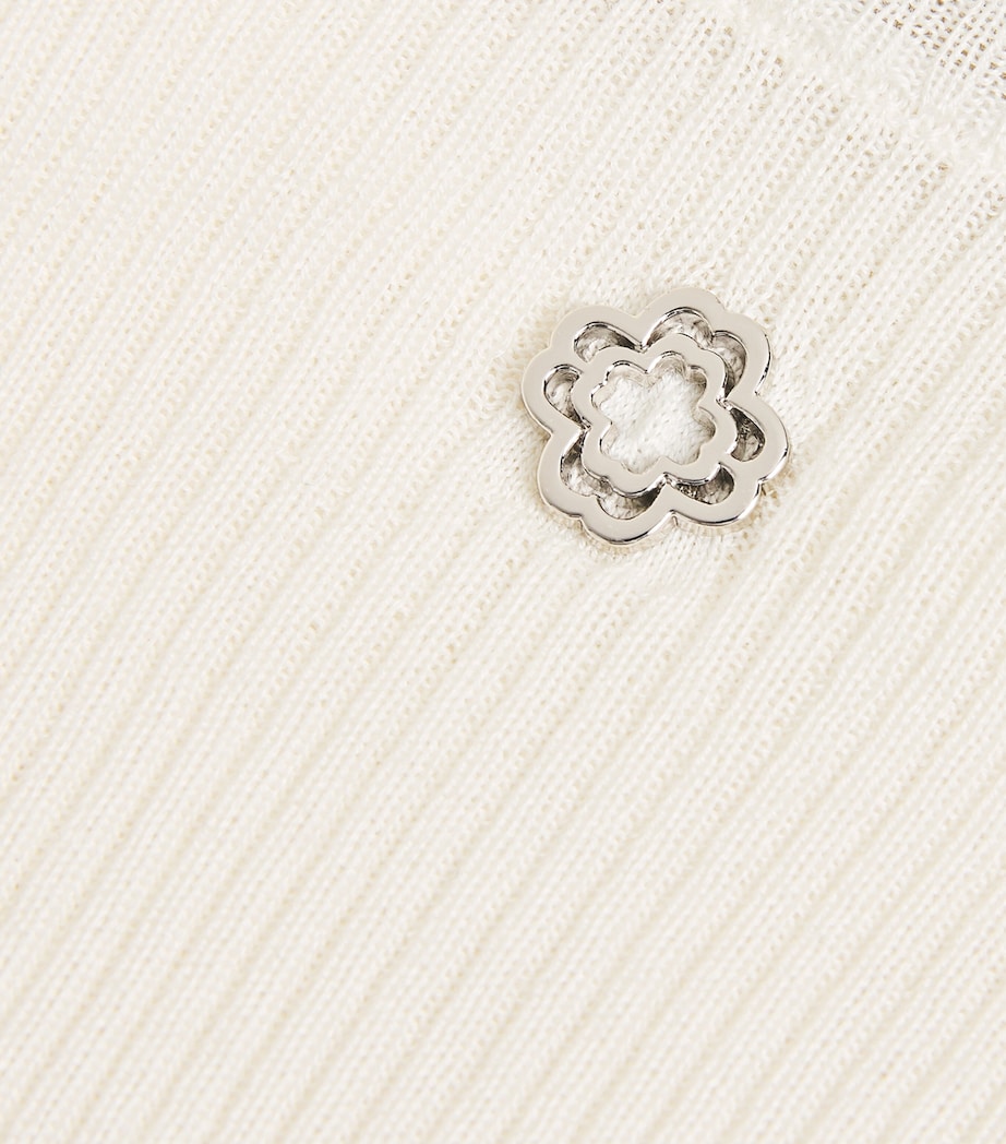 Wool-Silk Rollneck Sweater ECRU Image 5