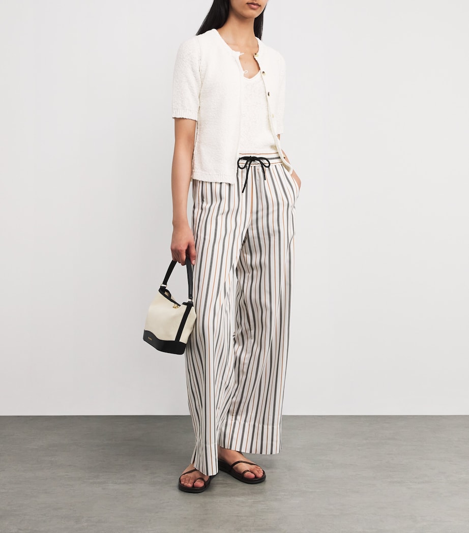 Cotton-Linen Bouclé Tank Top SOFT WHITE Image 2