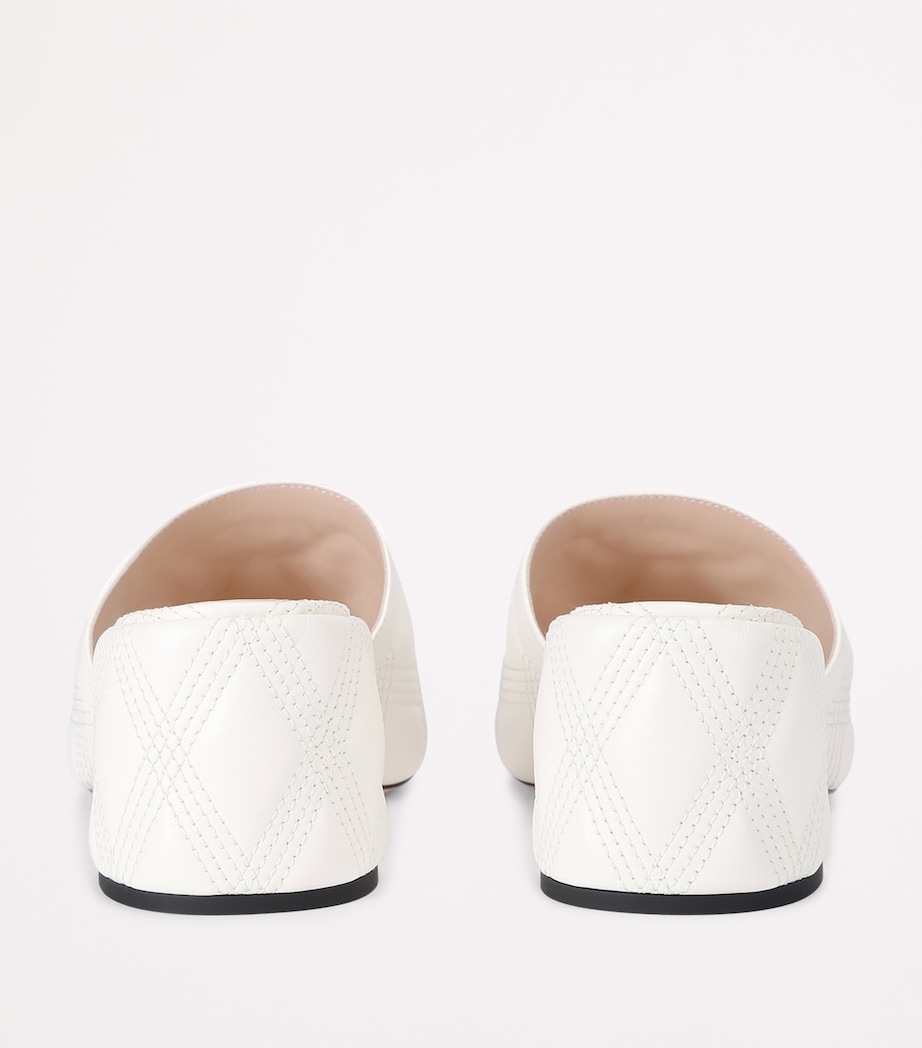 Valentino Garavani Quiltie 67 Heeled Mules 60 White Image 2