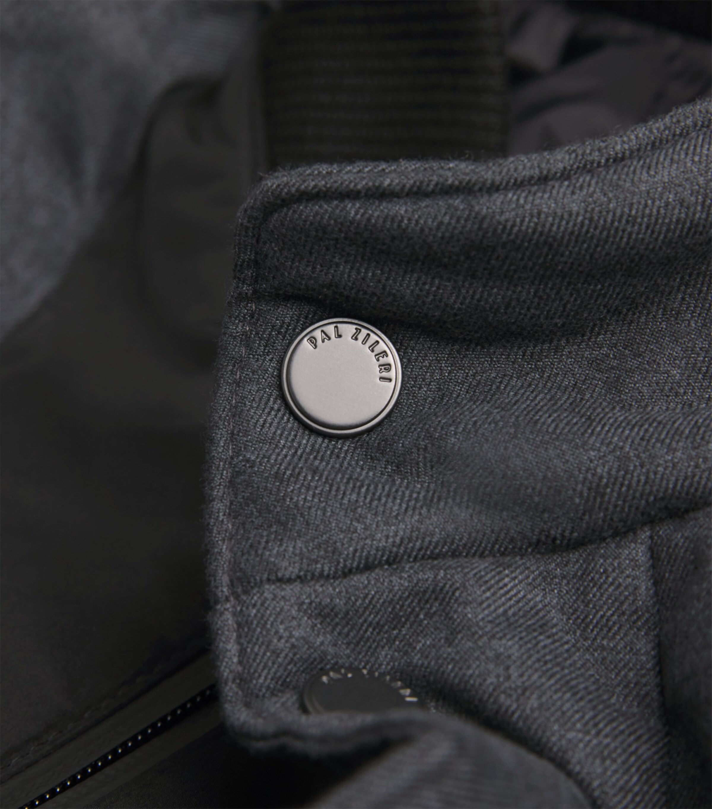 Pal Zileri Mens Padded Jacket Grey Image 6