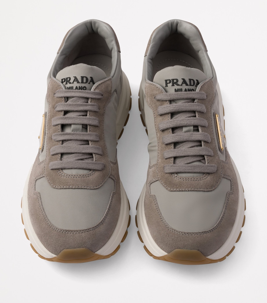 Prada Suede and Re-Nylon Prax 01 Sneakers Image 2
