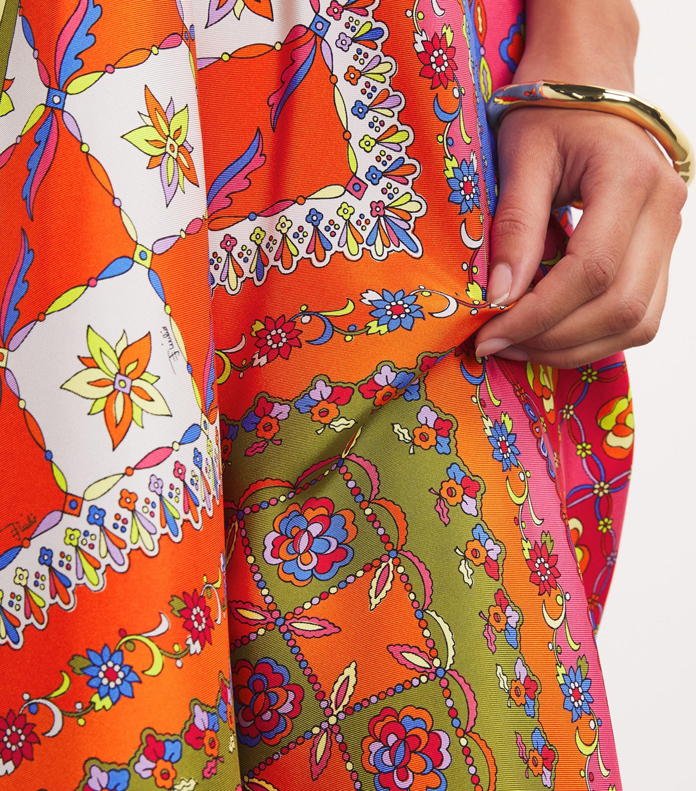 Festa Print Midi Dress 037 MULTICOLOR Image 6