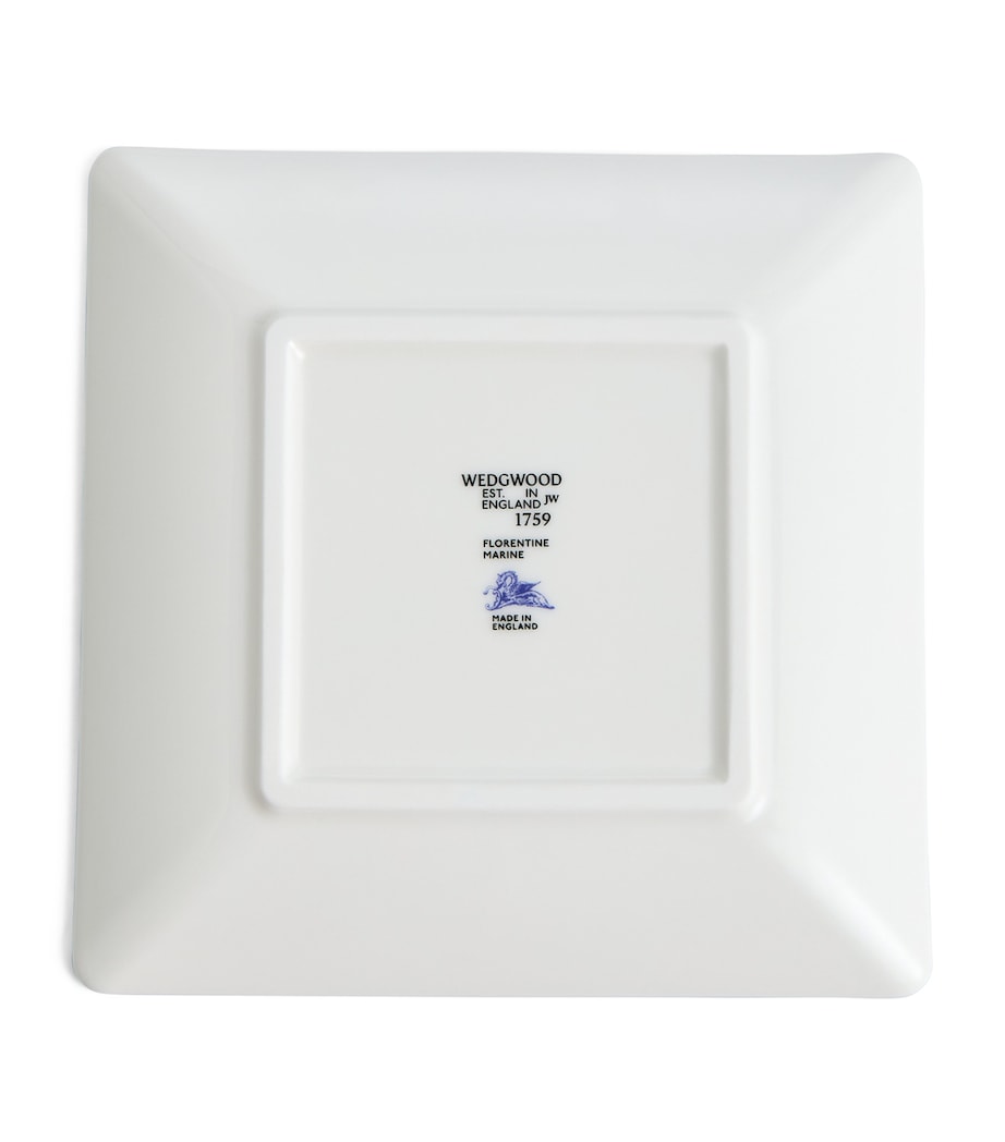 Florentine Marine Square Tray (14cm) BLUE Image 4